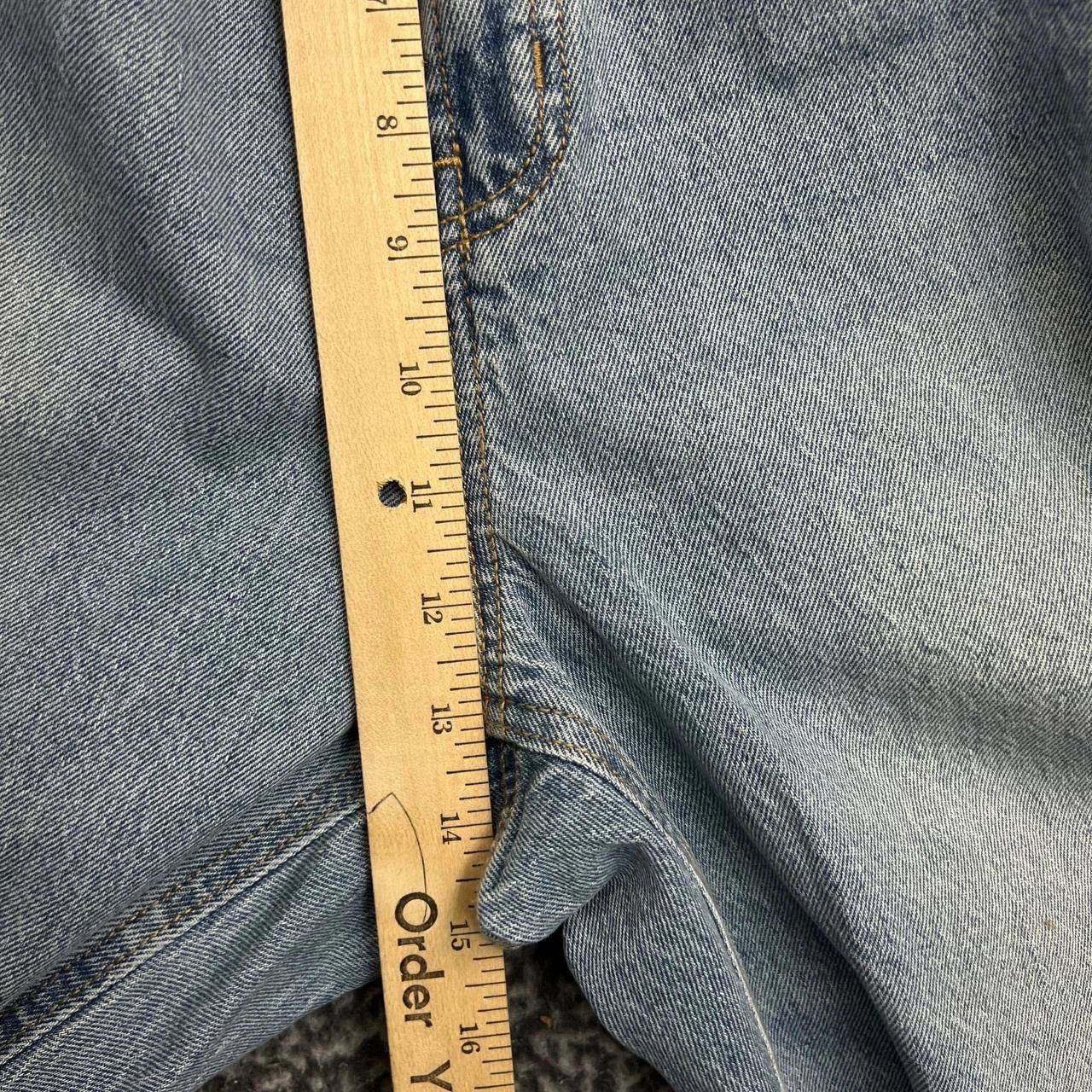 Old Navy Old Navy Jeans Women 20 High Rise Faded Wide Leg Denim 41x30 Size 41" - 5 Thumbnail
