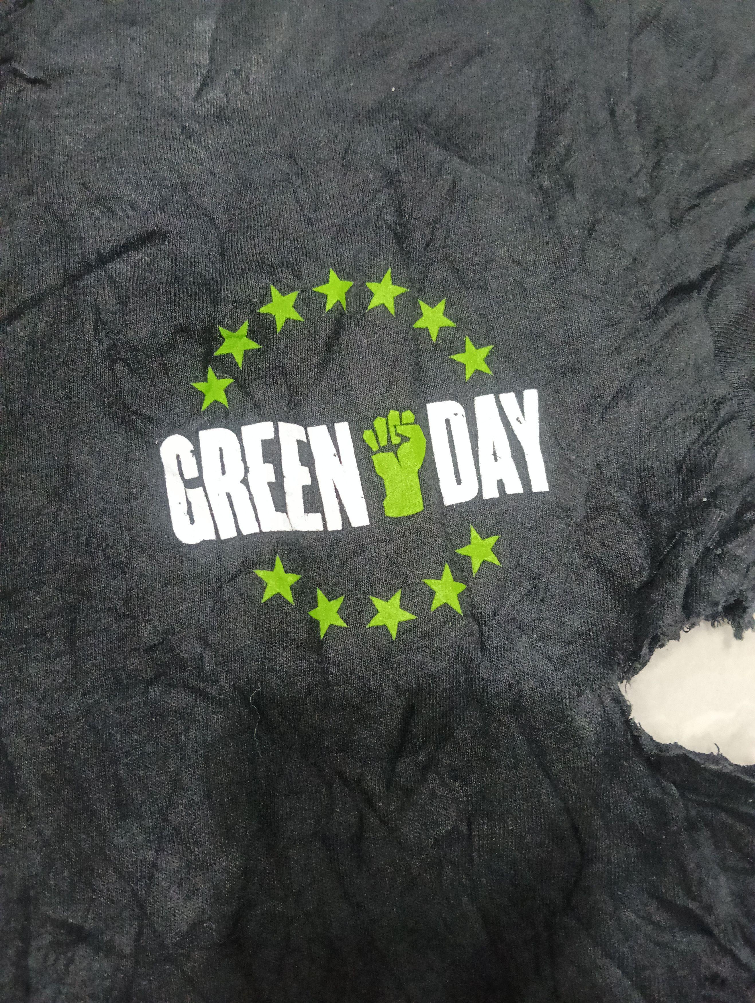 Band Tees Vintage Thrashed Y2K Green day American Idiot Size US S / EU 44-46 / 1 - 3 Thumbnail