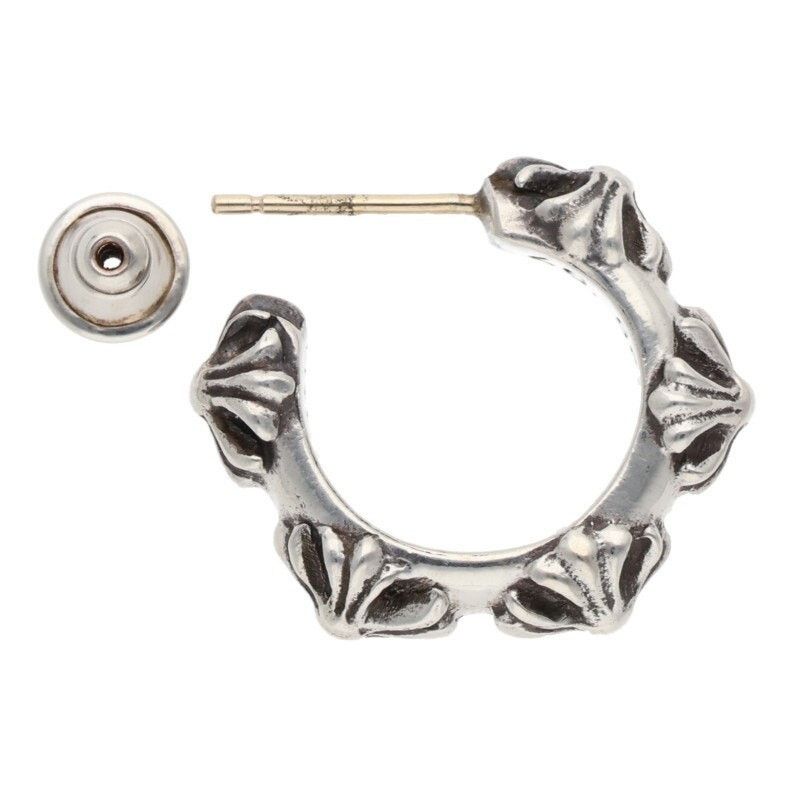 Chrome Hearts Chrome Hearts Hoop Cross Band Earring Size ONE SIZE - 5 Thumbnail