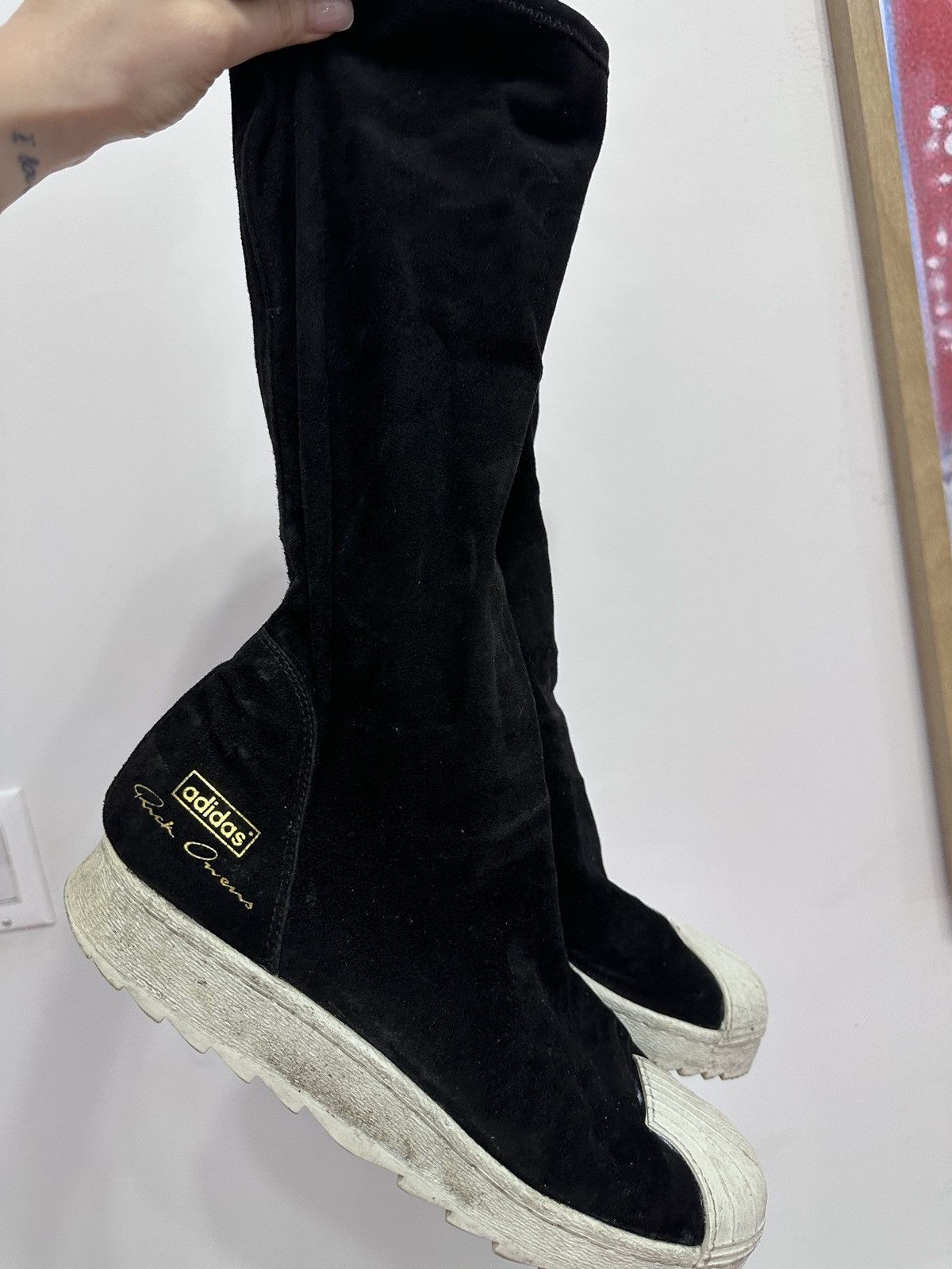 Rick Owens Rick Owens X adidas ripple socks Size US 11 / EU 44 - 10 Thumbnail