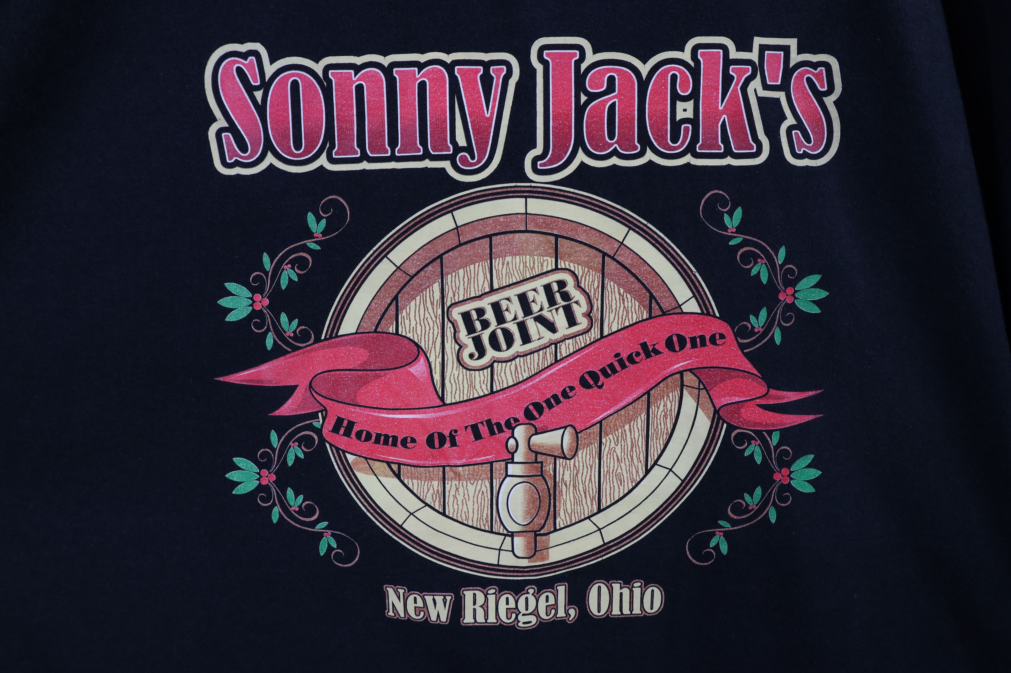 Vintage Vintage 90s Spell Sonny Jacks Beer Joint Ohio T-Shirt Black Size US XXL / EU 58 / 5 - 4 Thumbnail
