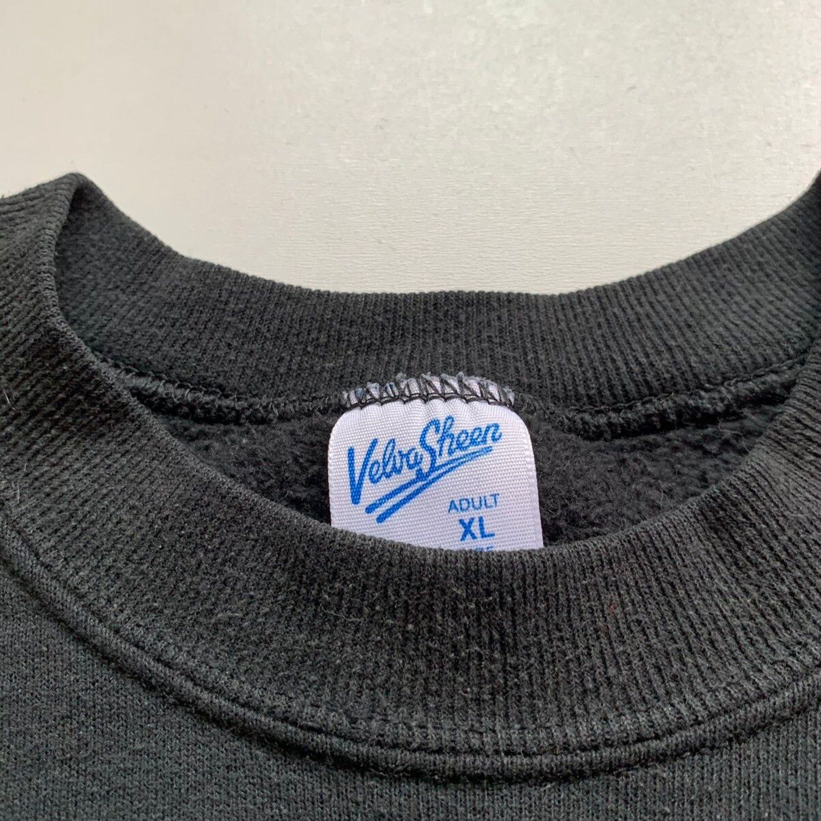 Disney Vintage 90s Mickey Mouse Disney Crewneck XL Faded Black Rare Size US L / EU 52-54 / 3 - 4 Thumbnail