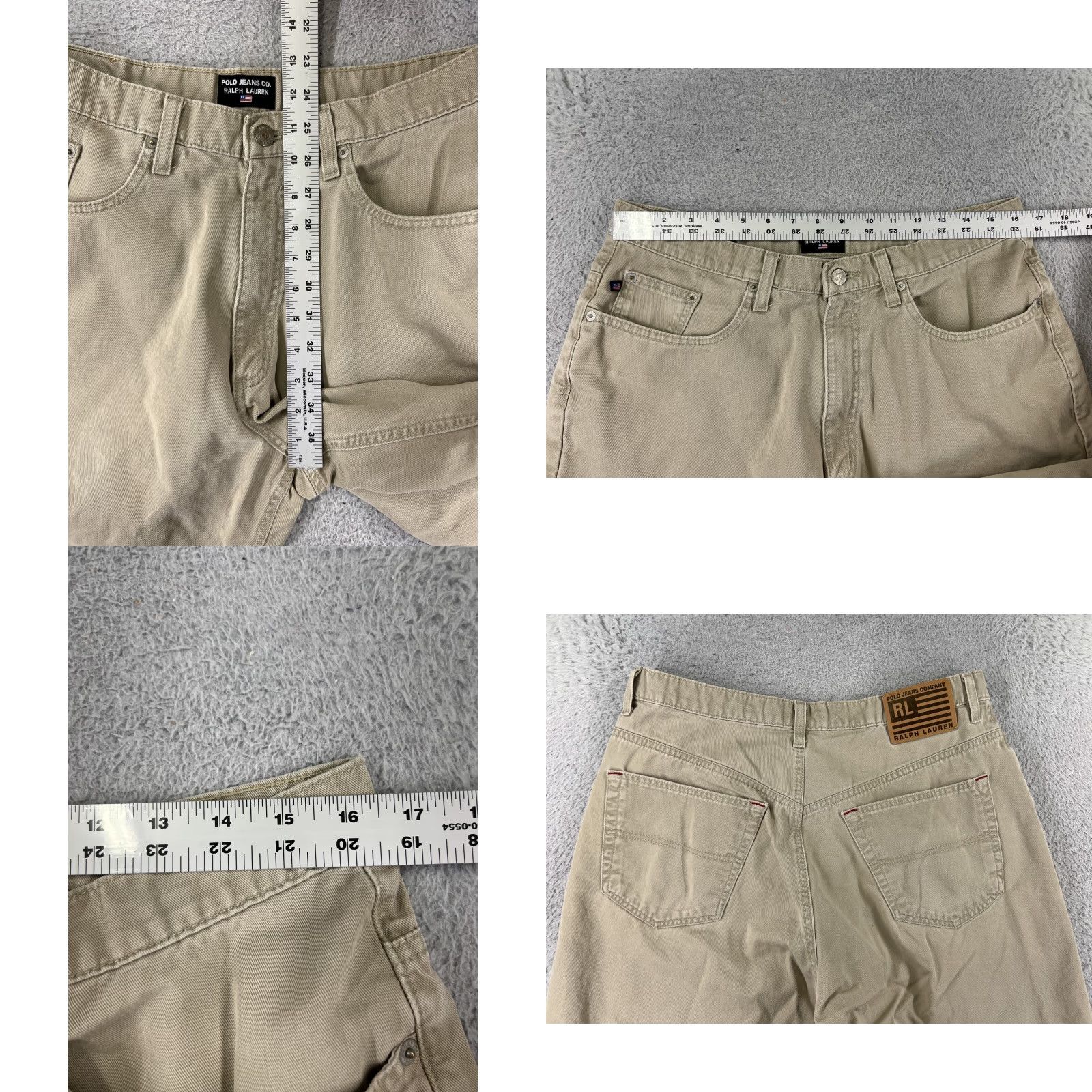 Polo Ralph Lauren Polo Ralph Lauren Shorts Men 32 Beige Chino Twill 100% Cotton Cargo Pants Golf Golfers Size US XS / EU 42 / 0 - 9 Thumbnail