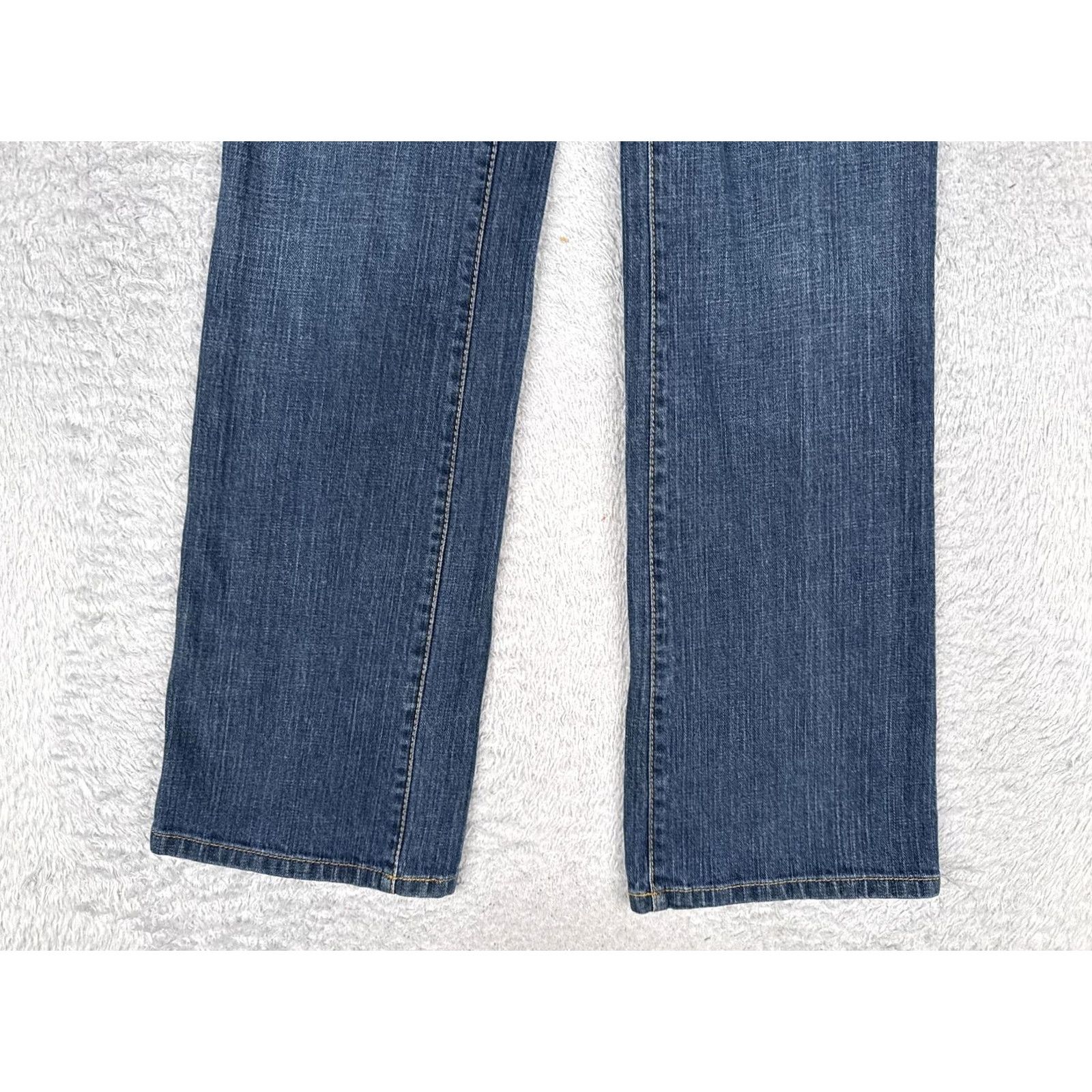 Loft LOFT Modern Boot Bootcut Jeans Womens 8 Blue Med Wash Mid Rise Stretch 31x32 Jeans Size 30" / US 8 / IT 44 - 2 Thumbnail