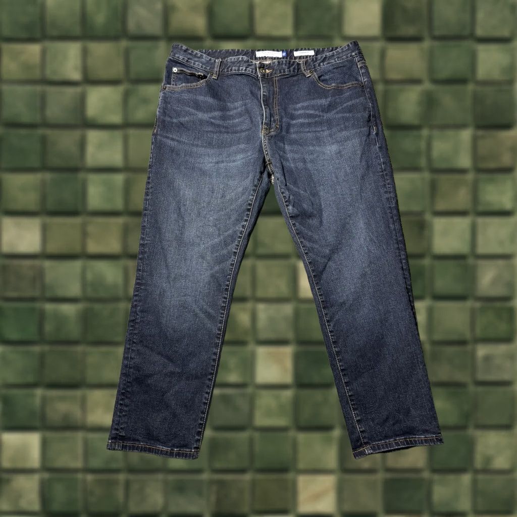 Denime Peter Manning Jeans Mens 38x26 Blue Denim Standard Fit Designer Stretch - Vintage Size US 38 / EU 54 - 1 Thumbnail