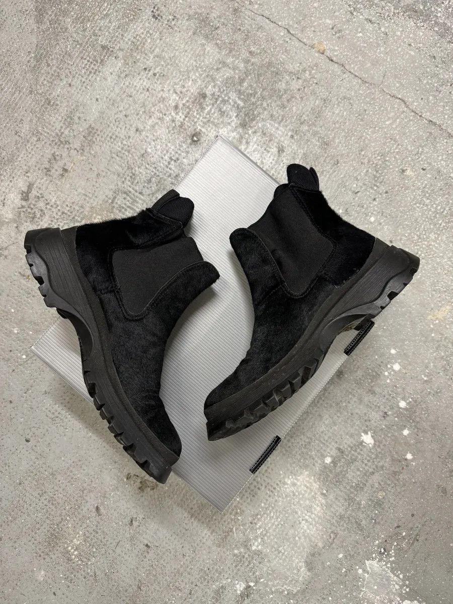 Designer × Prada × Vintage AW1999 Prada Black Pony Hair Leather Vibram Boots Size US 8 / IT 38 - 5 Thumbnail