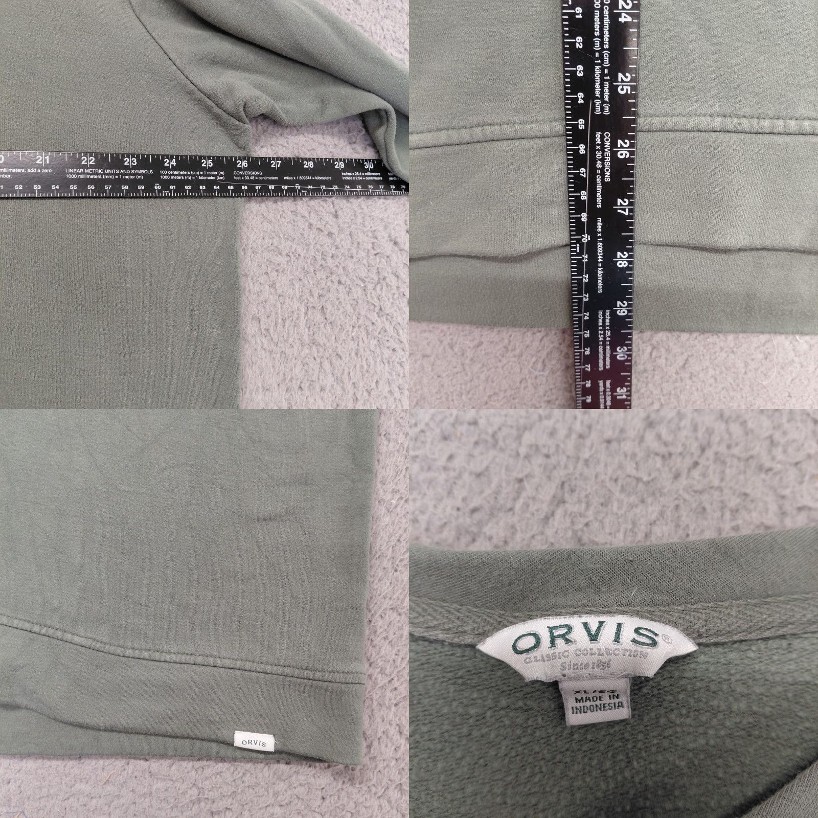 Orvis Orvis Sweatshirt Men’s XL Green Crew Neck Modal Blend Stretch Long Sleeve Knit Pullover Size US XL / EU 56 / 4 - 8 Thumbnail