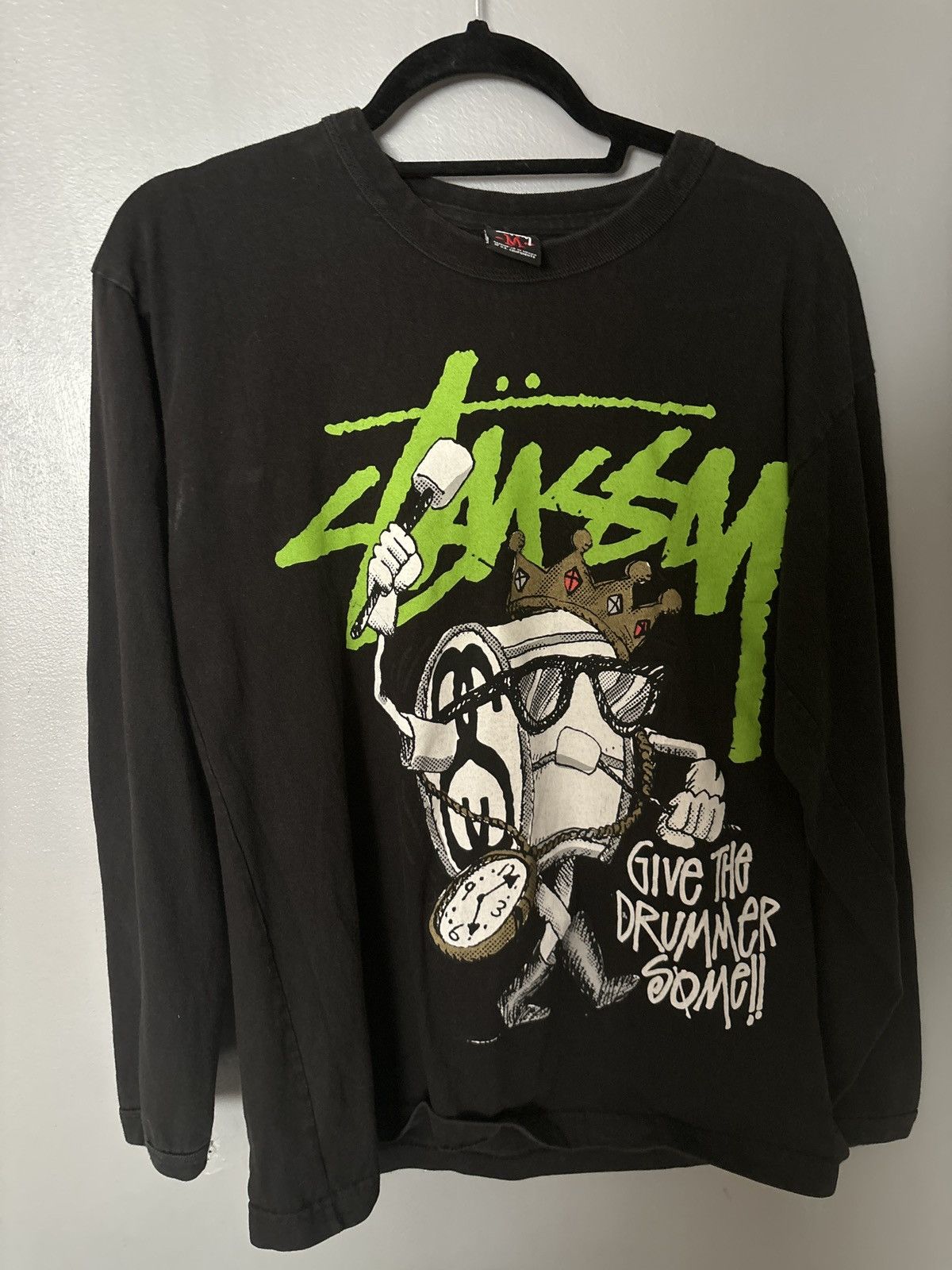 Stussy × Vintage Stussy graphic long tee Size US M / EU 48-50 / 2 - 1 Thumbnail