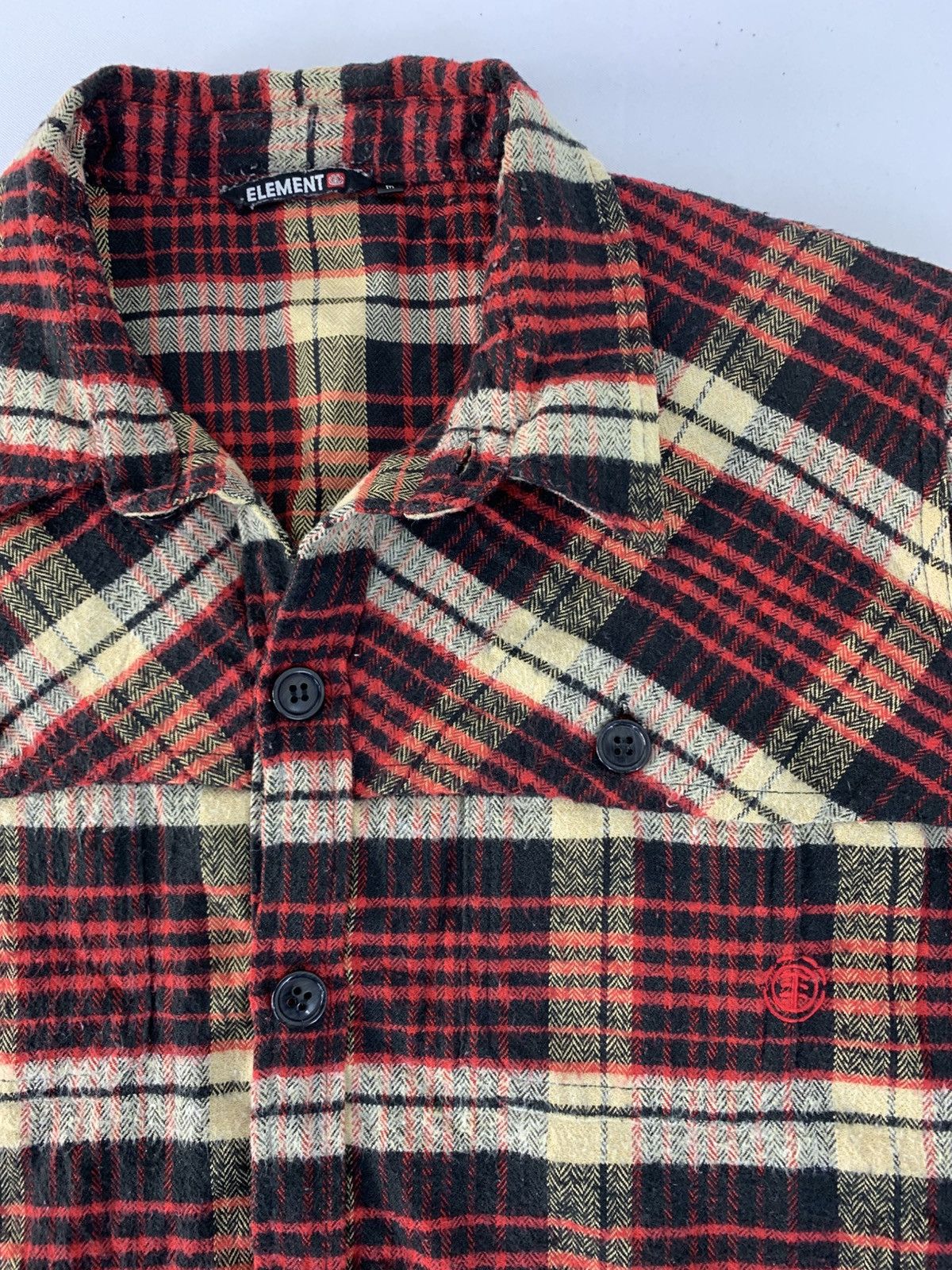 Element Element Western Button Up Flannel Plaid Checked Herringbone Size US M / EU 48-50 / 2 - 4 Thumbnail