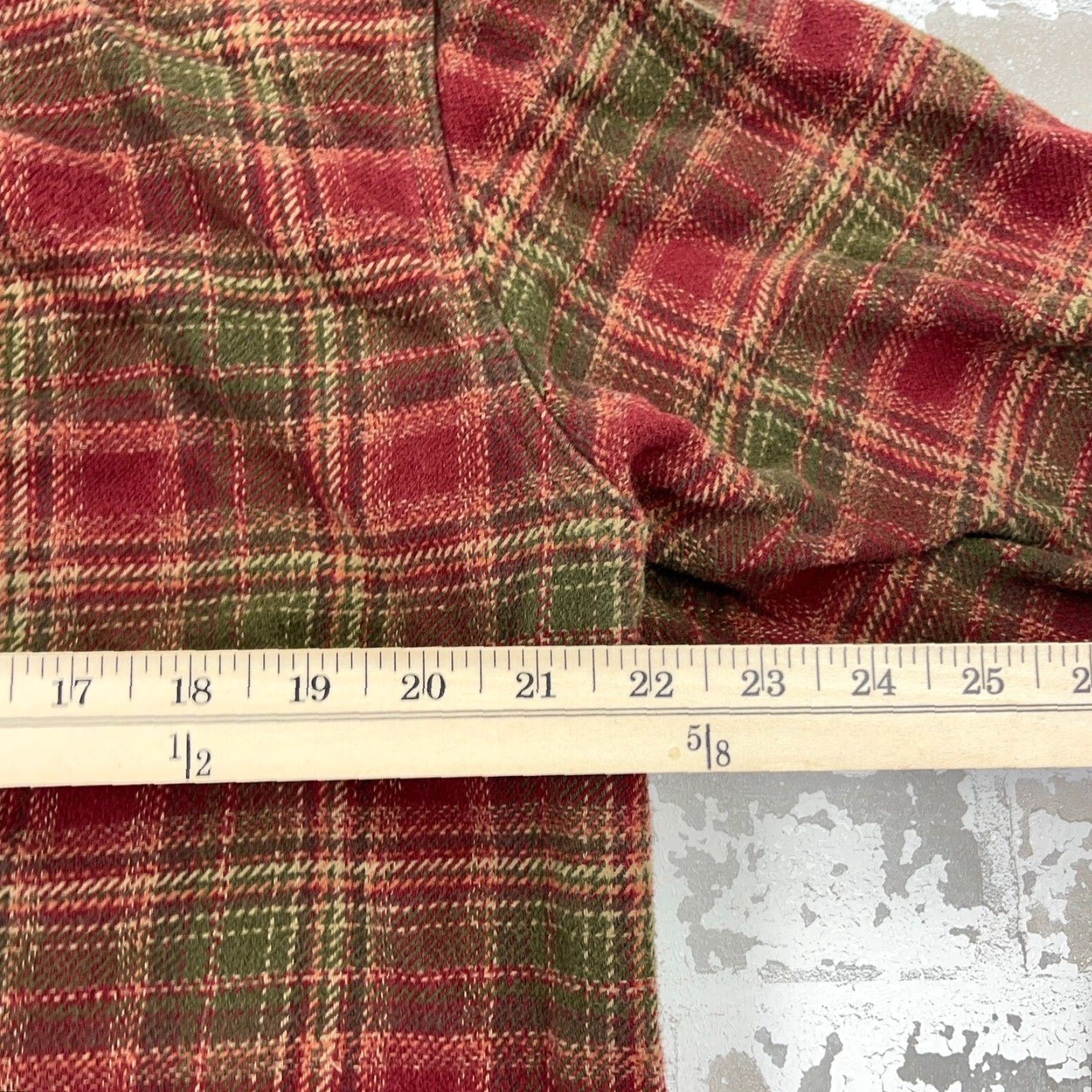 Orvis Orvis Button-Up Shacket Men Medium Red Plaid Flannel Shirt Jacket Up Button Pocket Unlined Size US M / EU 48-50 / 2 - 7 Thumbnail