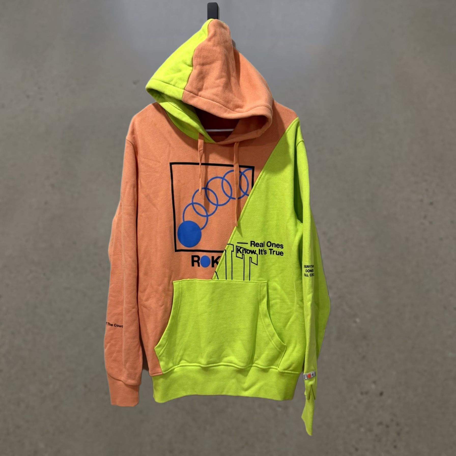Vintage 1950s 50s two tone thermal hoodie | Grailed