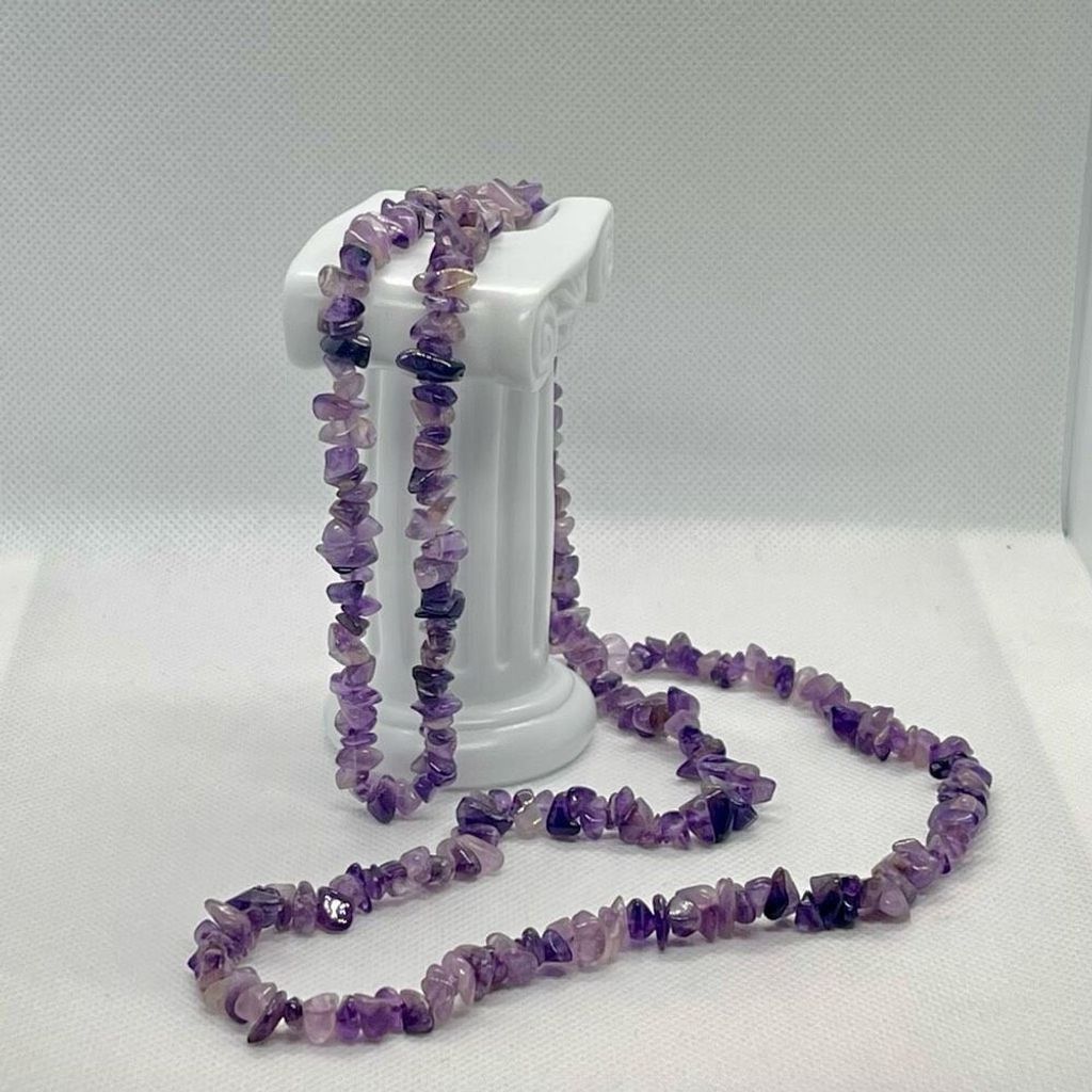 Other Beautiful Vintage Genuine Amethyst Chip Necklace Womens Size ONE SIZE - 3 Thumbnail