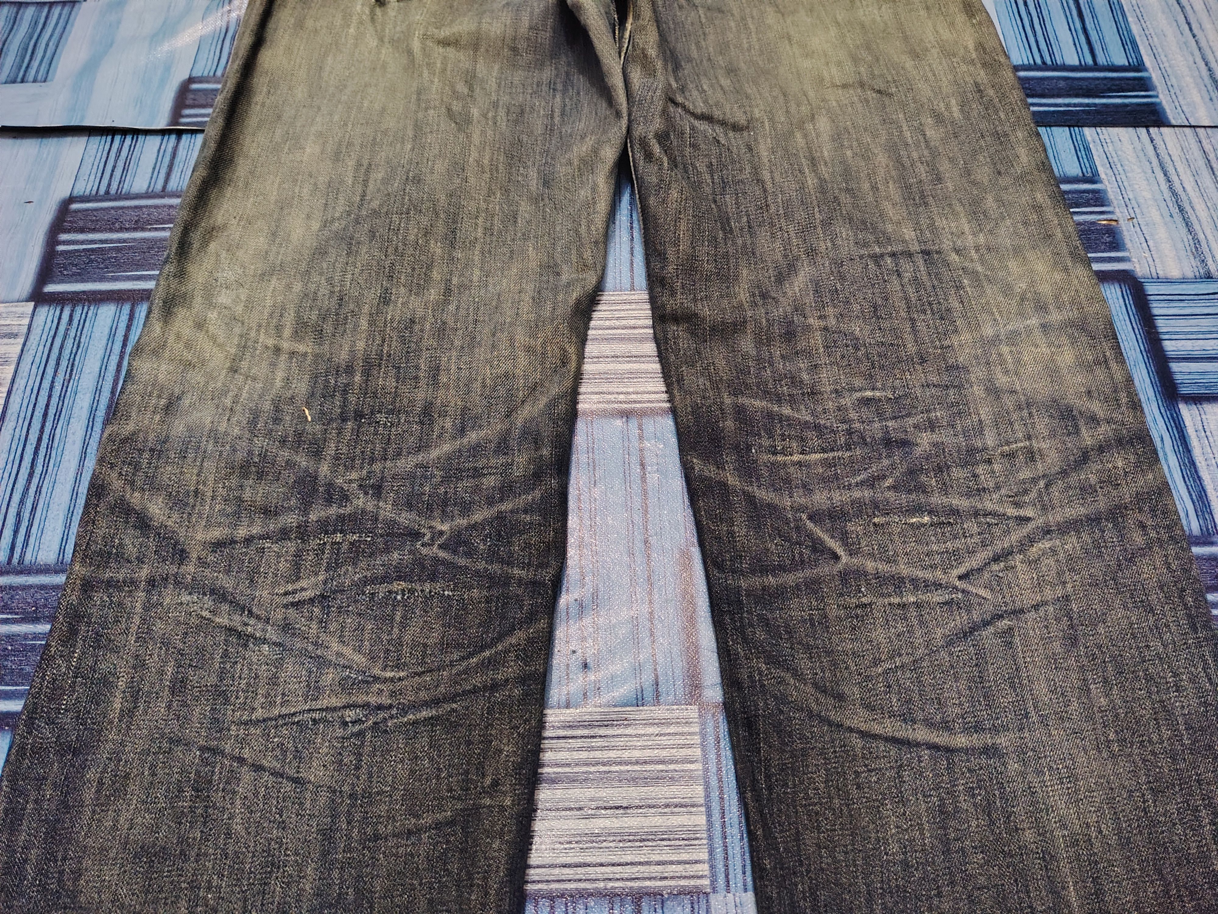 Who Decides War Japanese Trans Continents Distressed Jeans Size US 32 / EU 48 - 19 Thumbnail