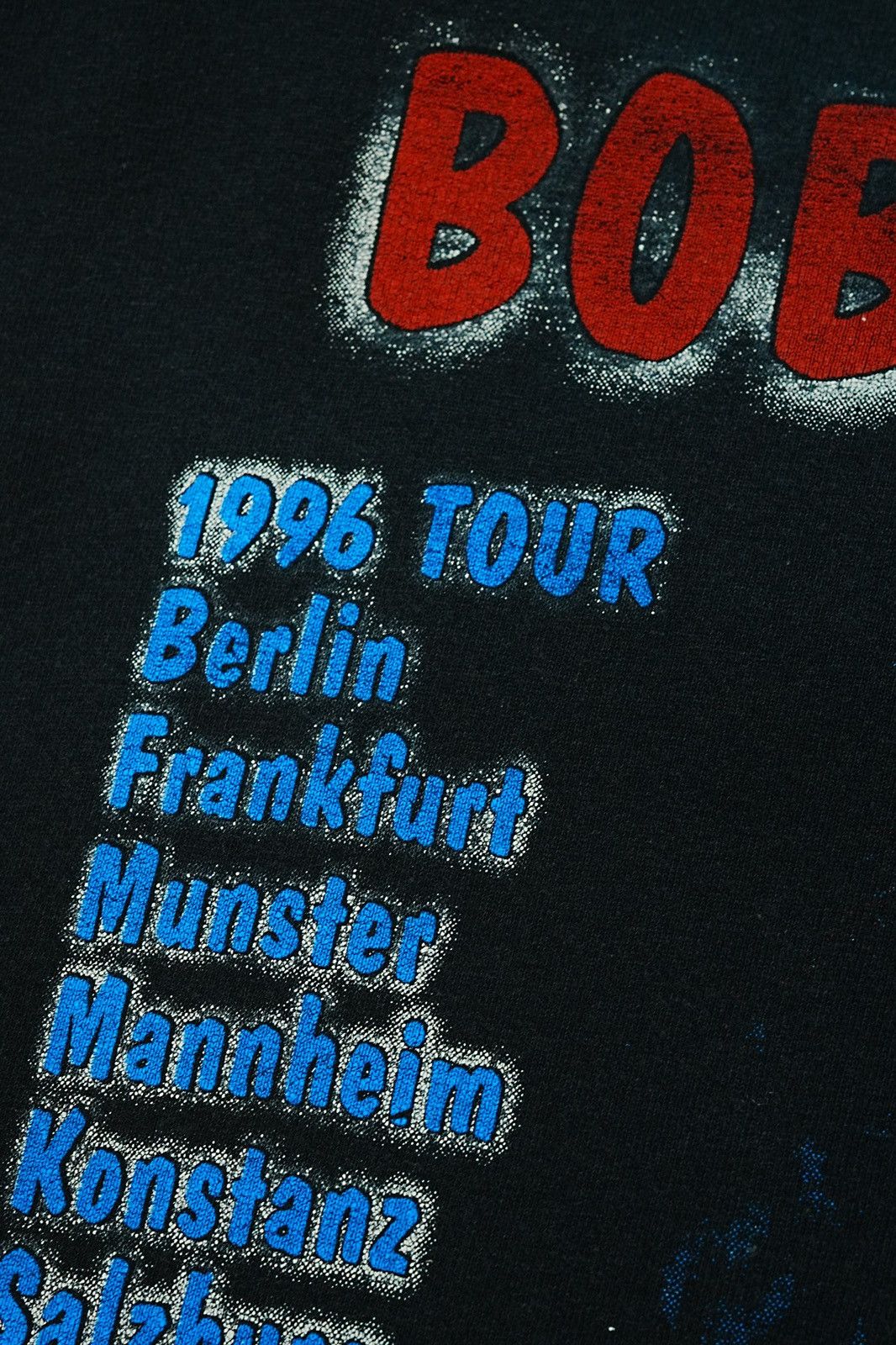 Band Tees Vintage Bob Dylan 1996 European Tour T-Shirt Size US XL / EU 56 / 4 - 8 Thumbnail