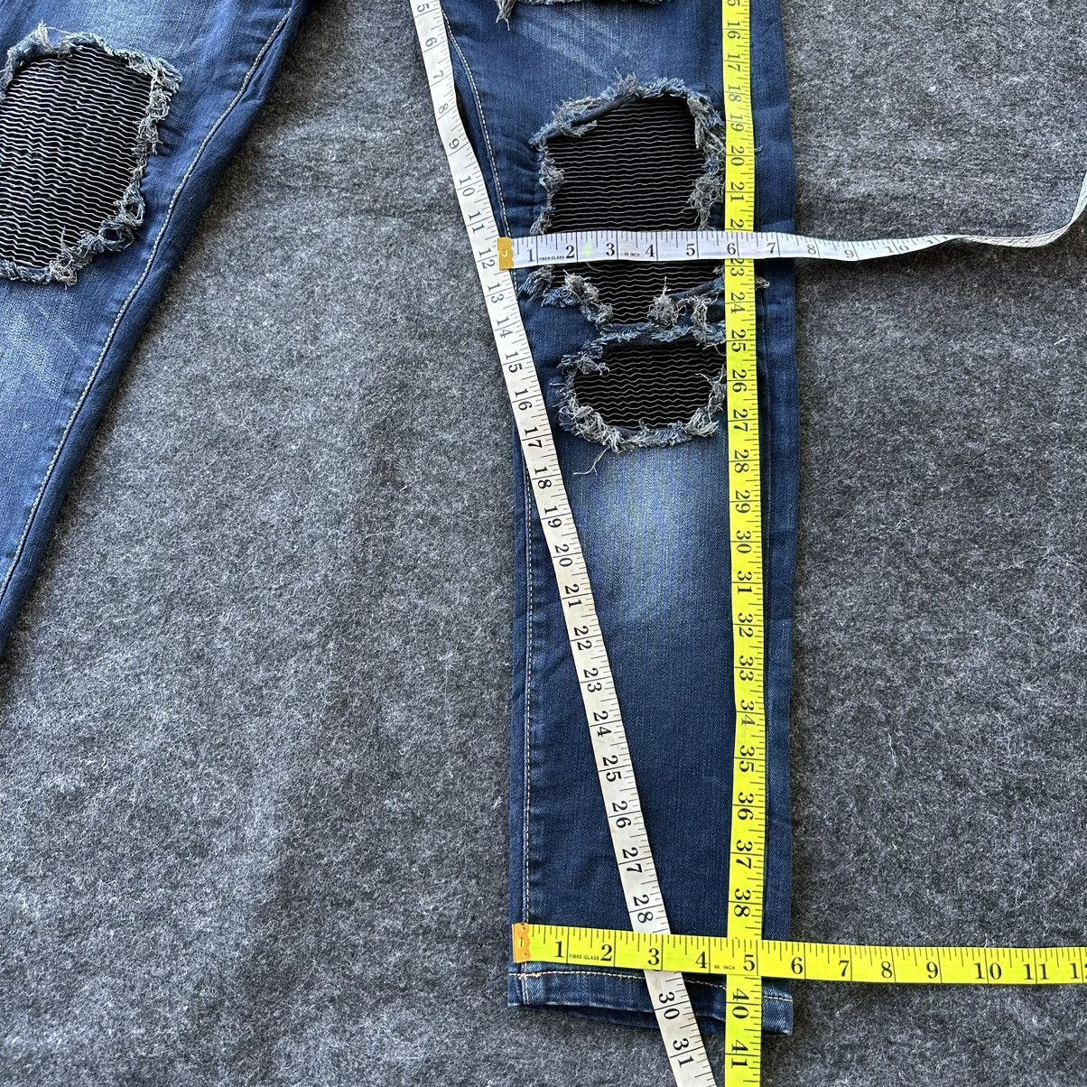 Zara Zara Man Slim Patchwork Denim D631 Size US 32 / EU 48 - 8 Thumbnail