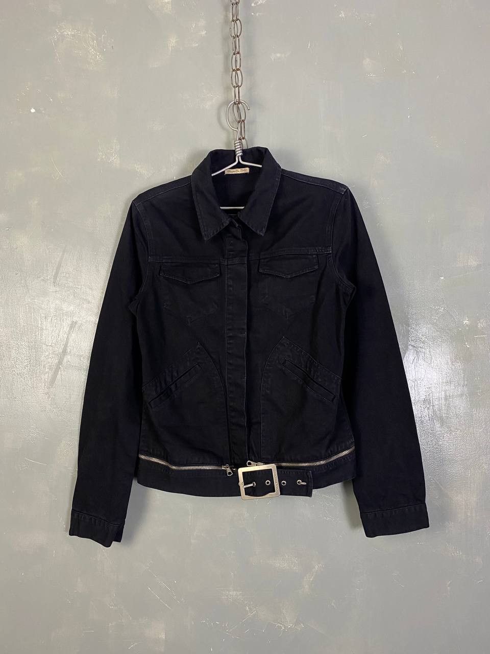 Jean Paul Gaultier FW2001 JPG Detachable Belted Trucker Jacket Size M / US 6-8 / IT 42-44 - 1 Thumbnail