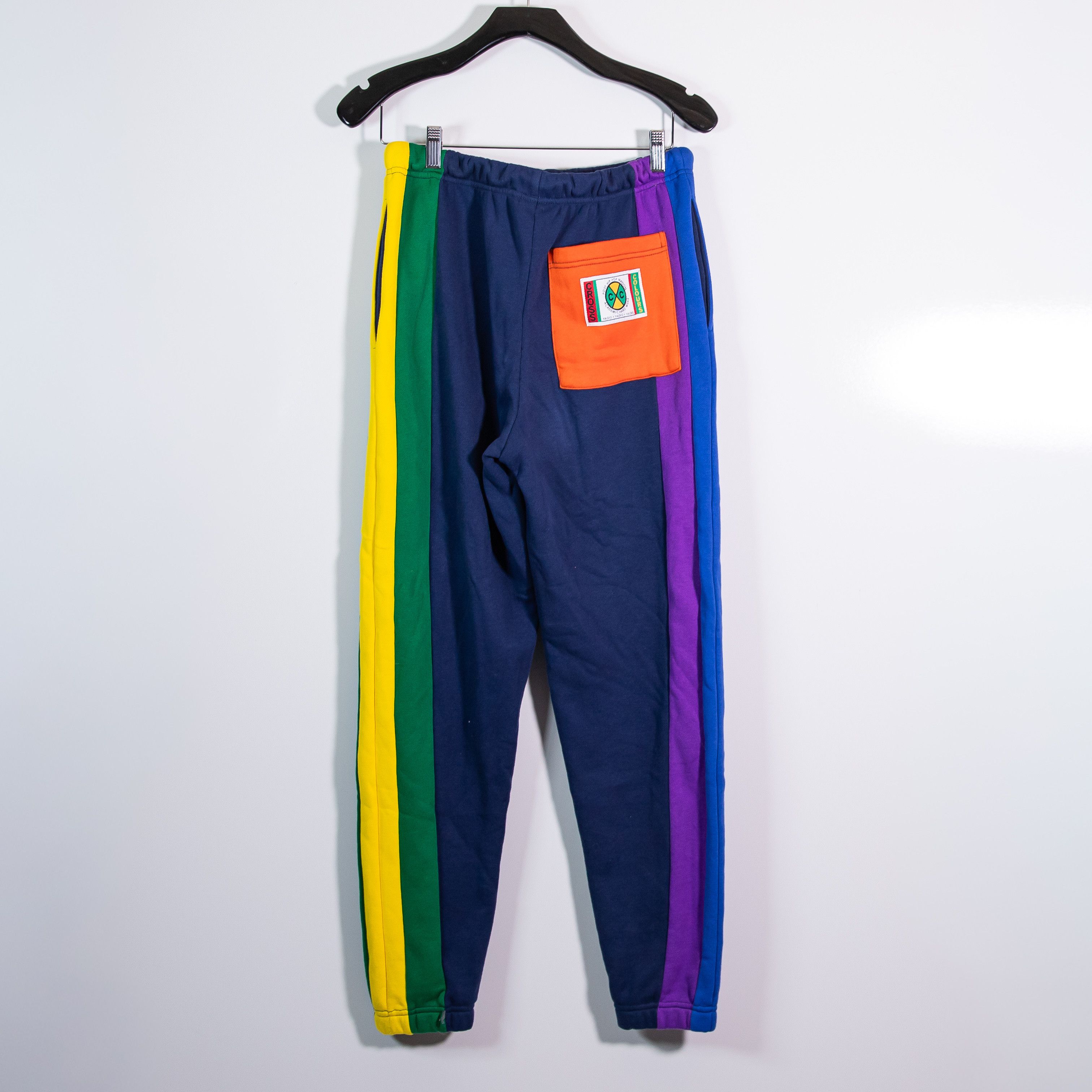 Cross Colours Cross Colours Stripe Cotton Blend Fleece Size 27" / US 4 / IT 40 - 4 Thumbnail