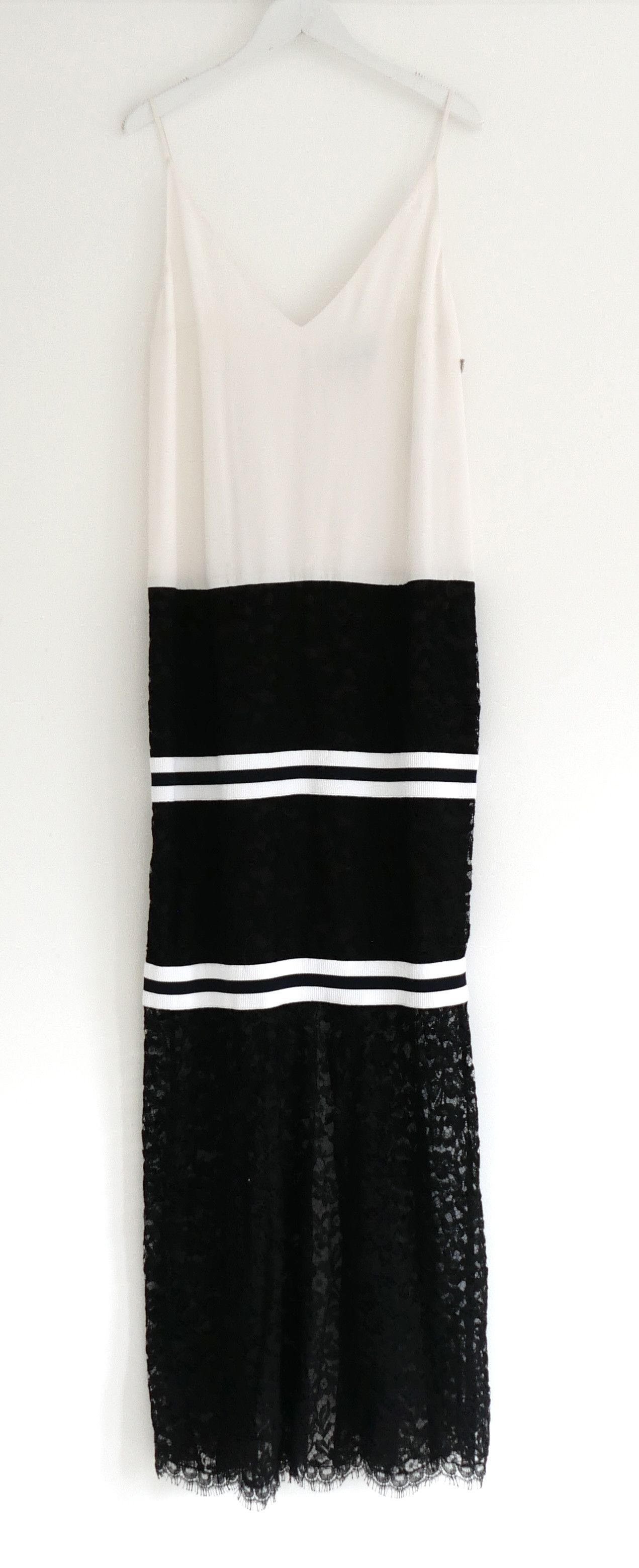 Chanel Chanel 17P Resort 2017 'Cuba' Silk & Lace Maxi Slip Dress Size XS / US 0-2 / IT 36-38 - 1 Thumbnail