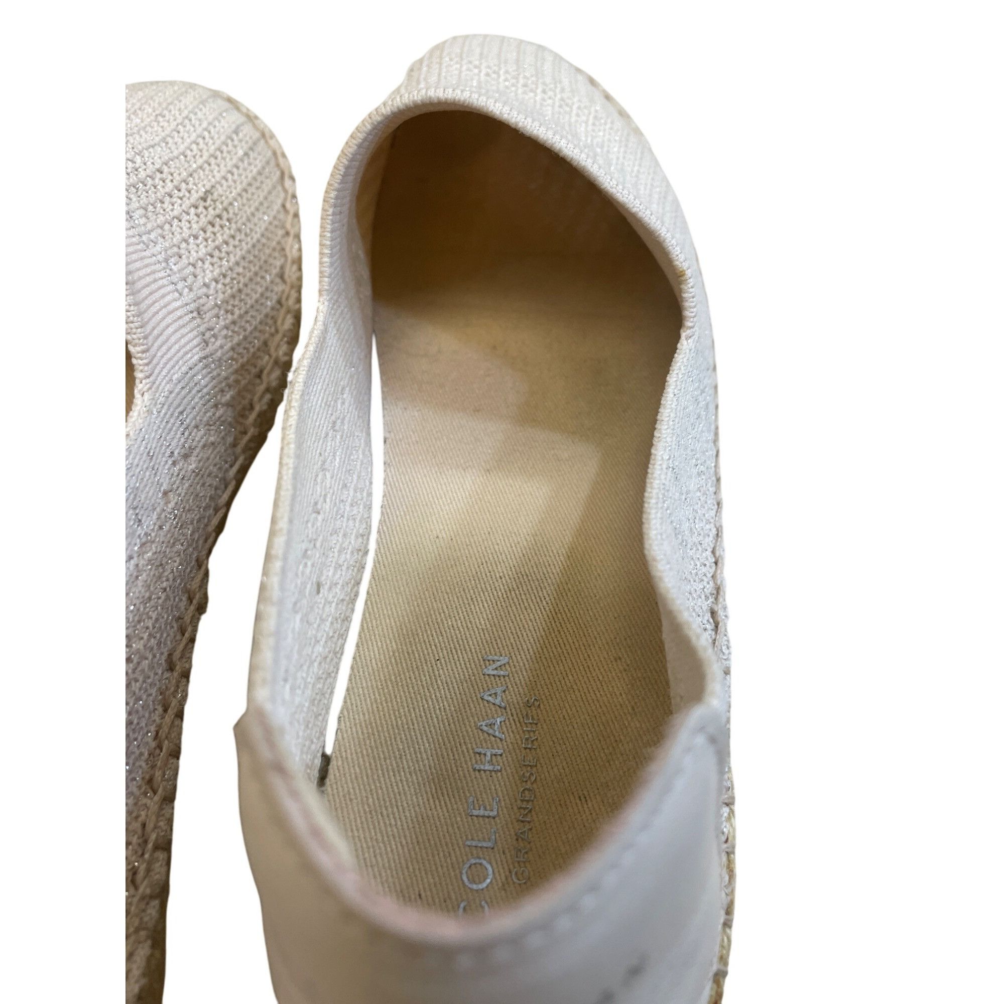 Cole Haan Cole Haan Womens Tan Espadrille Slip-On Loafers Flats Size 8 Size US 8 / IT 38 - 7 Thumbnail