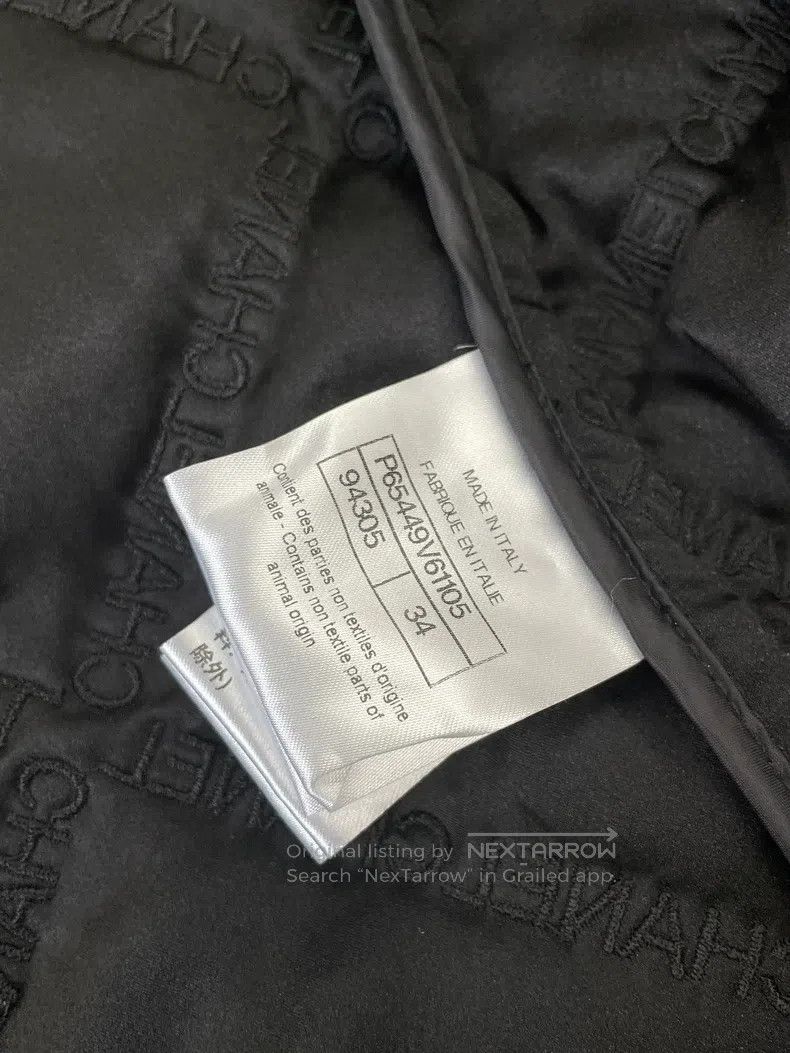 Chanel Chanel Equestrian series black diamond-patterned cotton ja Size XXS / US 00 / IT 34 - 8 Thumbnail