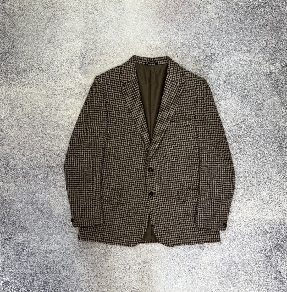 Harris Tweed Harris Tweed Wool Blazer 42 Handwoven Sport Coat Made In UK Size 42R - 2 Thumbnail