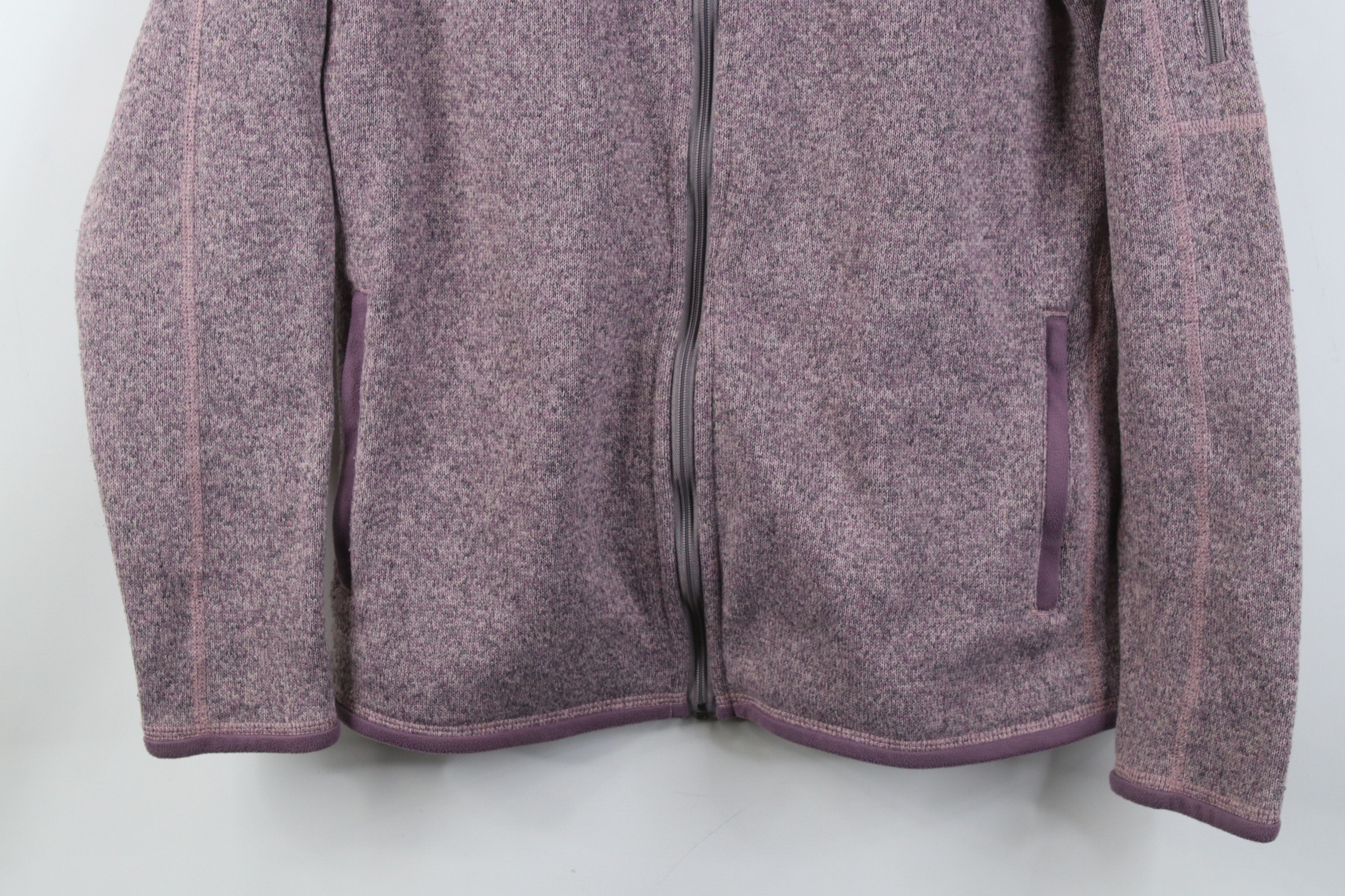 Patagonia Patagonia Out Better Sweater Full Zip Jacket Heather Purple Size L / US 10 / IT 46 - 3 Thumbnail