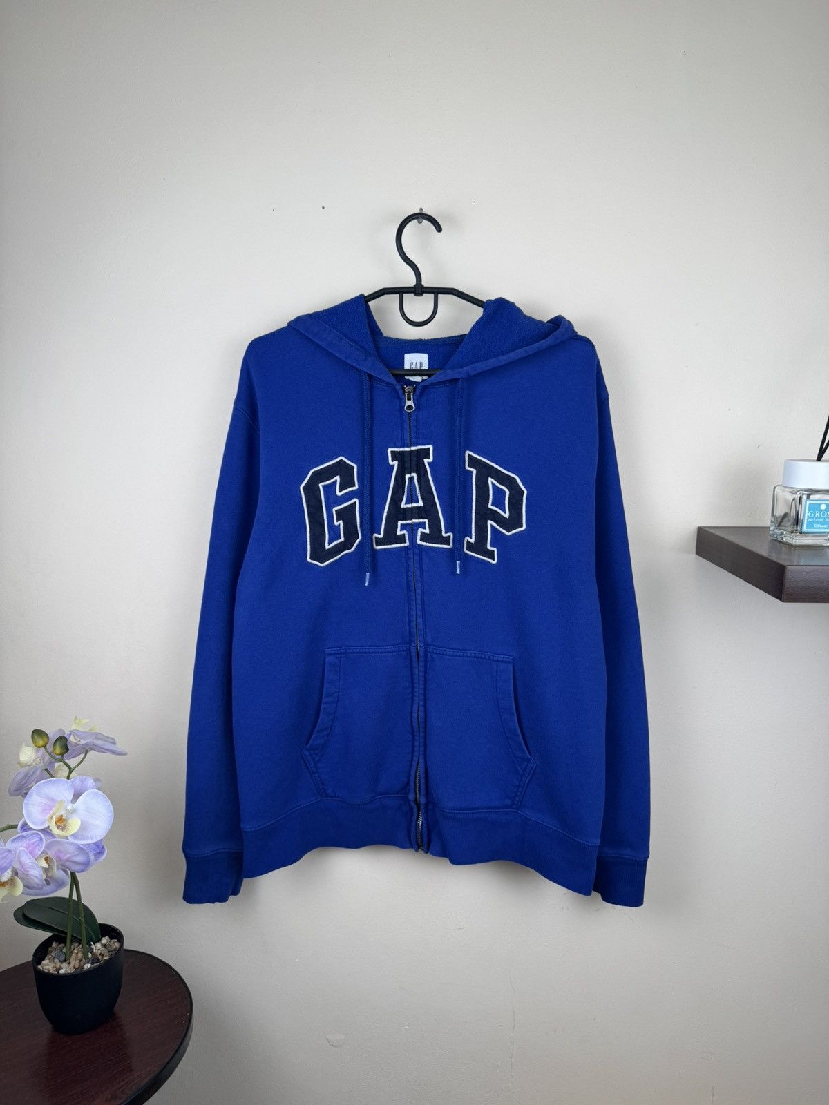 Gap Gap T shirt Blue L Hoodie Full Zip Casual Streetwear Size US L / EU 52-54 / 3 - 1 Thumbnail