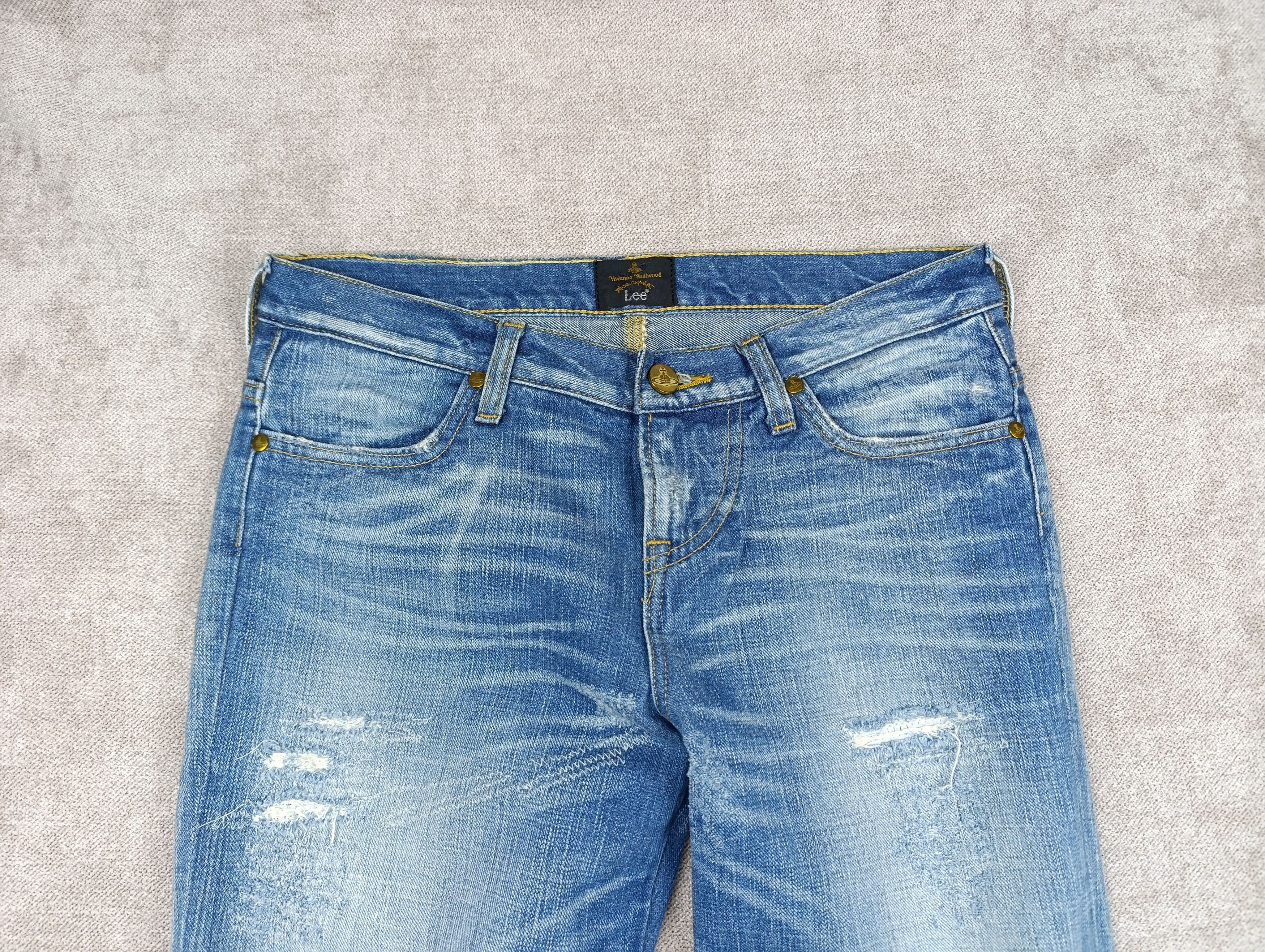 Lee × Vivienne Westwood Lee × Vivienne Westwood Pamela Jeans Denim Pants Size 26" / US 2 / IT 38 - 11 Thumbnail
