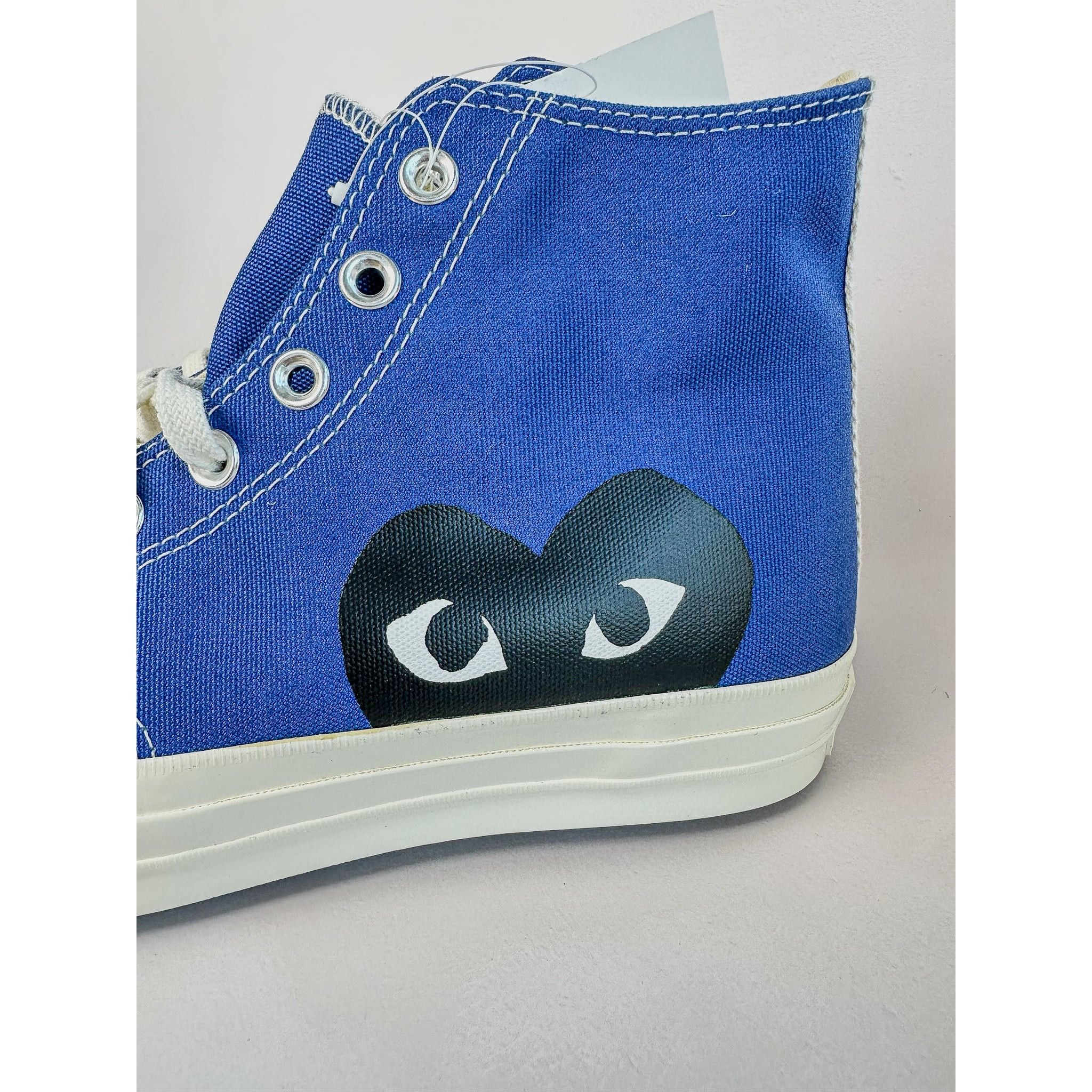 Comme des Garcons Converse X Comme Des Garçons Blue Chuck 70 Hi Tops Size US 11 / EU 44 - 4 Thumbnail