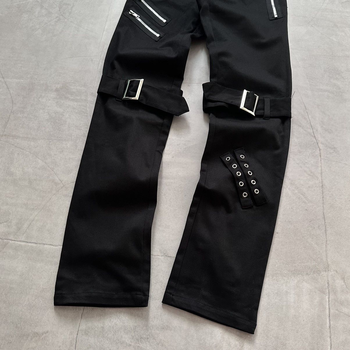 Hysteric Glamour × Undercover Gothic Hell Bunny Bondage Zip Eyelets Pants Jeans Mad Punk Size 27" / US 4 / IT 40 - 3 Thumbnail