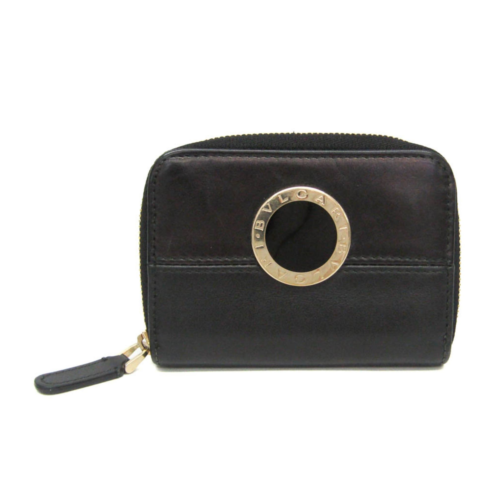 Bvlgari Bvlgari Colore Women's Leather Coin Purse/coin Case Black Size ONE SIZE - 1 Thumbnail
