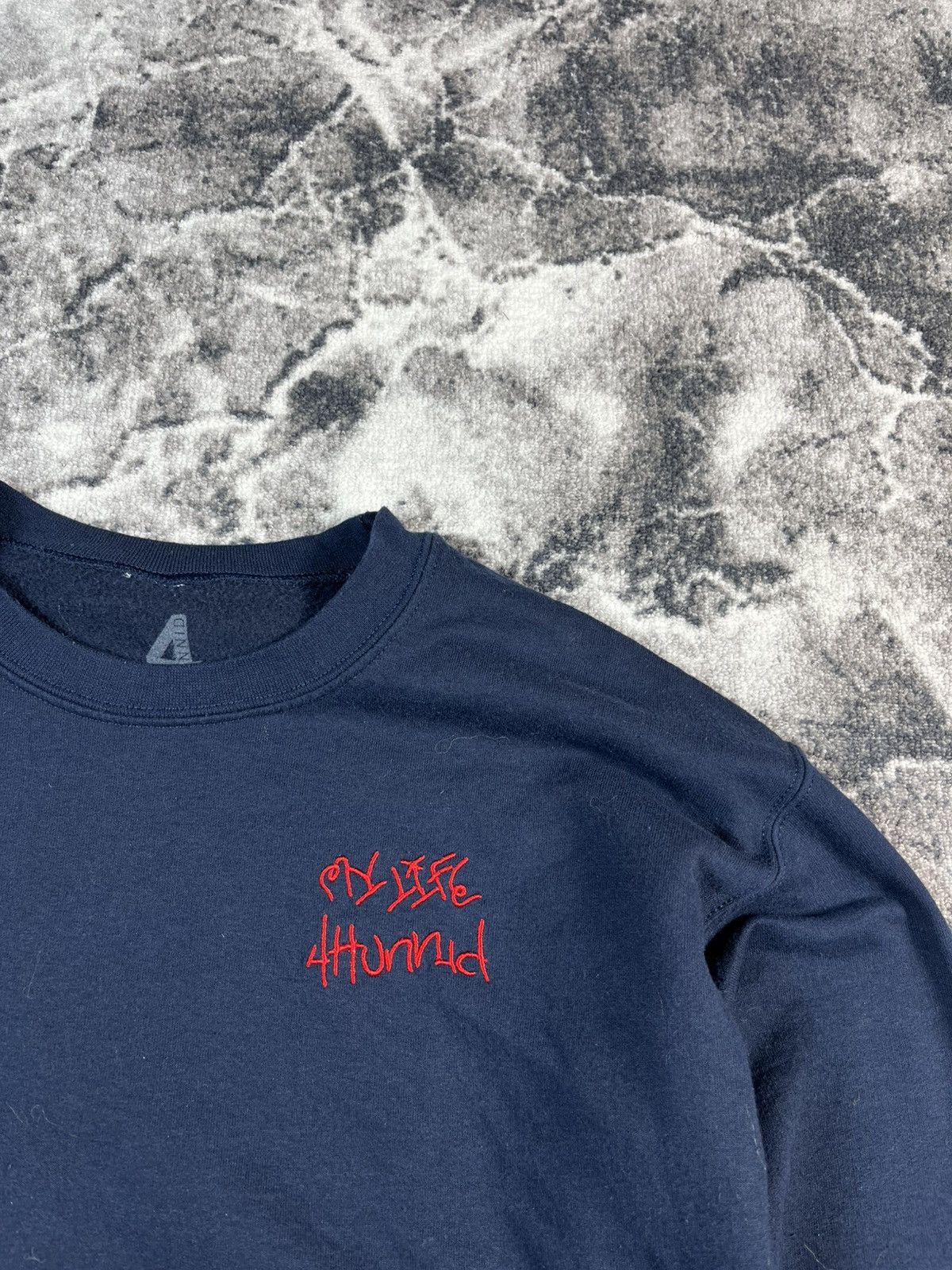 Other YG 4Hunnid Good Sex No Stress Graphic Crewneck Navy Size US M / EU 48-50 / 2 - 5 Thumbnail