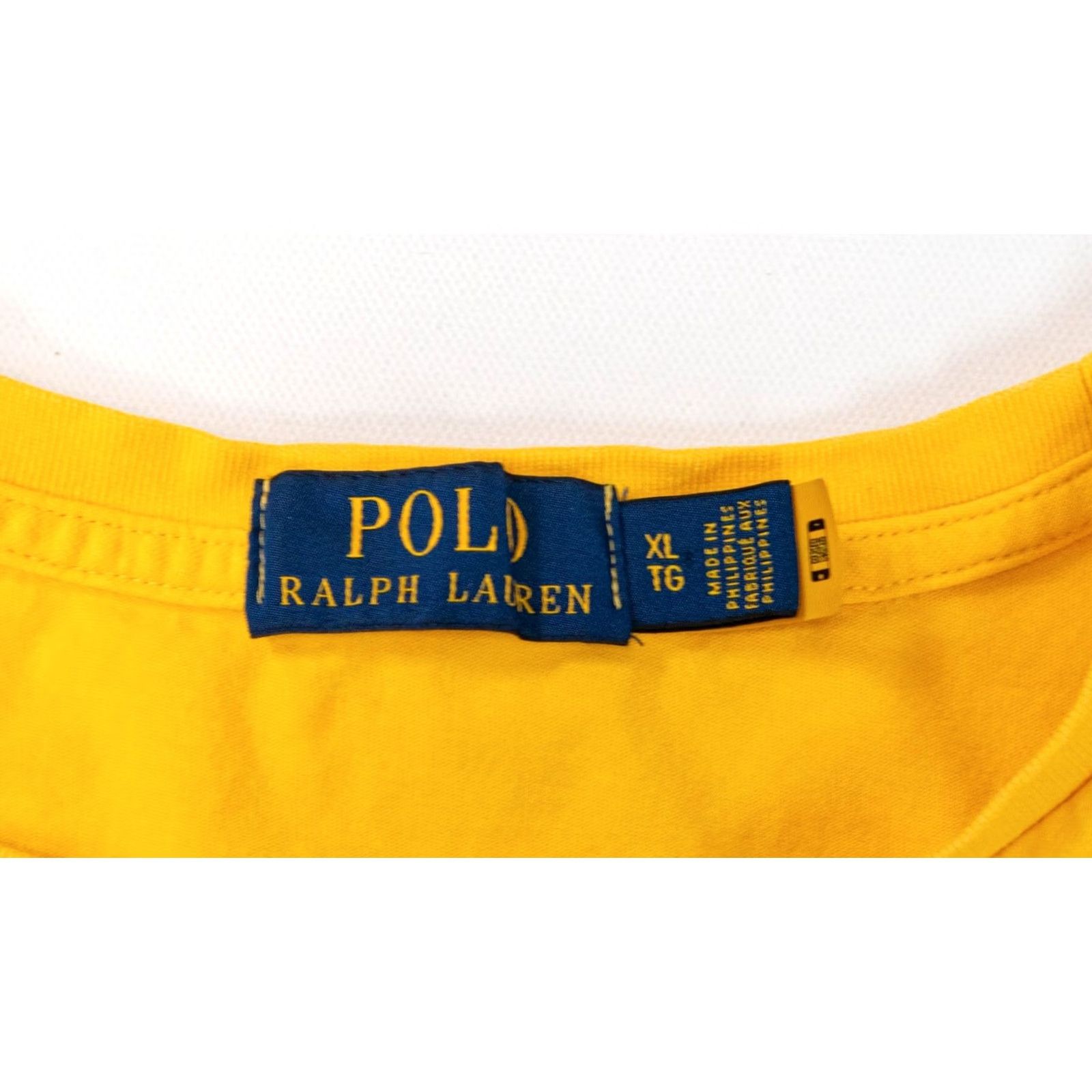 Polo Ralph Lauren Polo Ralph Lauren Yellow T-Shirt Men XL Single Stitch Bucket Hat Laguna Polo Bear Shirt Meat? (Note: This seems incorrect and should be corrected.) Size US XL / EU 56 / 4 - 4 Thumbnail