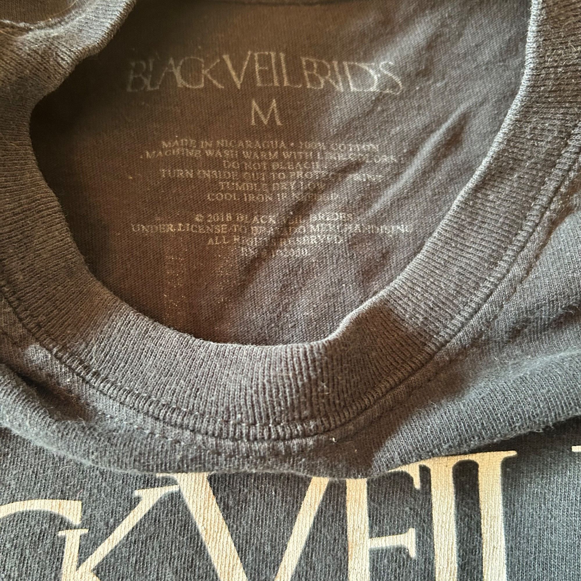 Other Black Veil Brides Vale Concert 2018 Graphic Band Tee M Size US M / EU 48-50 / 2 - 4 Thumbnail