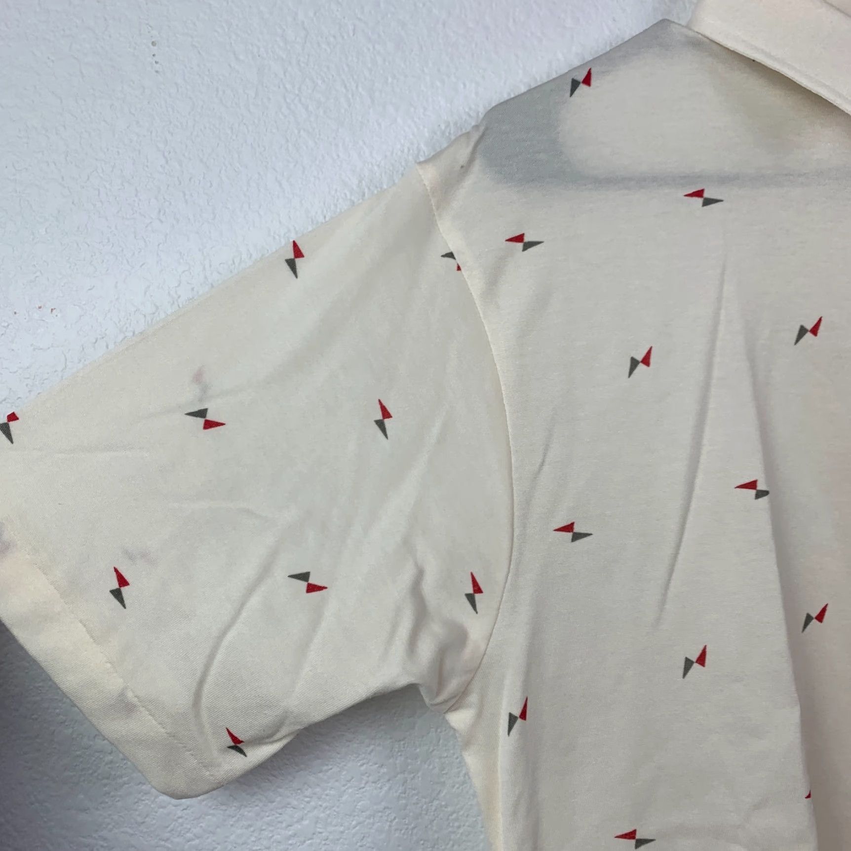 Vintage VINTAGE Robert Bruce Polo Shirt Mens Large White 90s Preppy Button-Down Collared Short Sleeve Polo Shirt Size US L / EU 52-54 / 3 - 2 Thumbnail