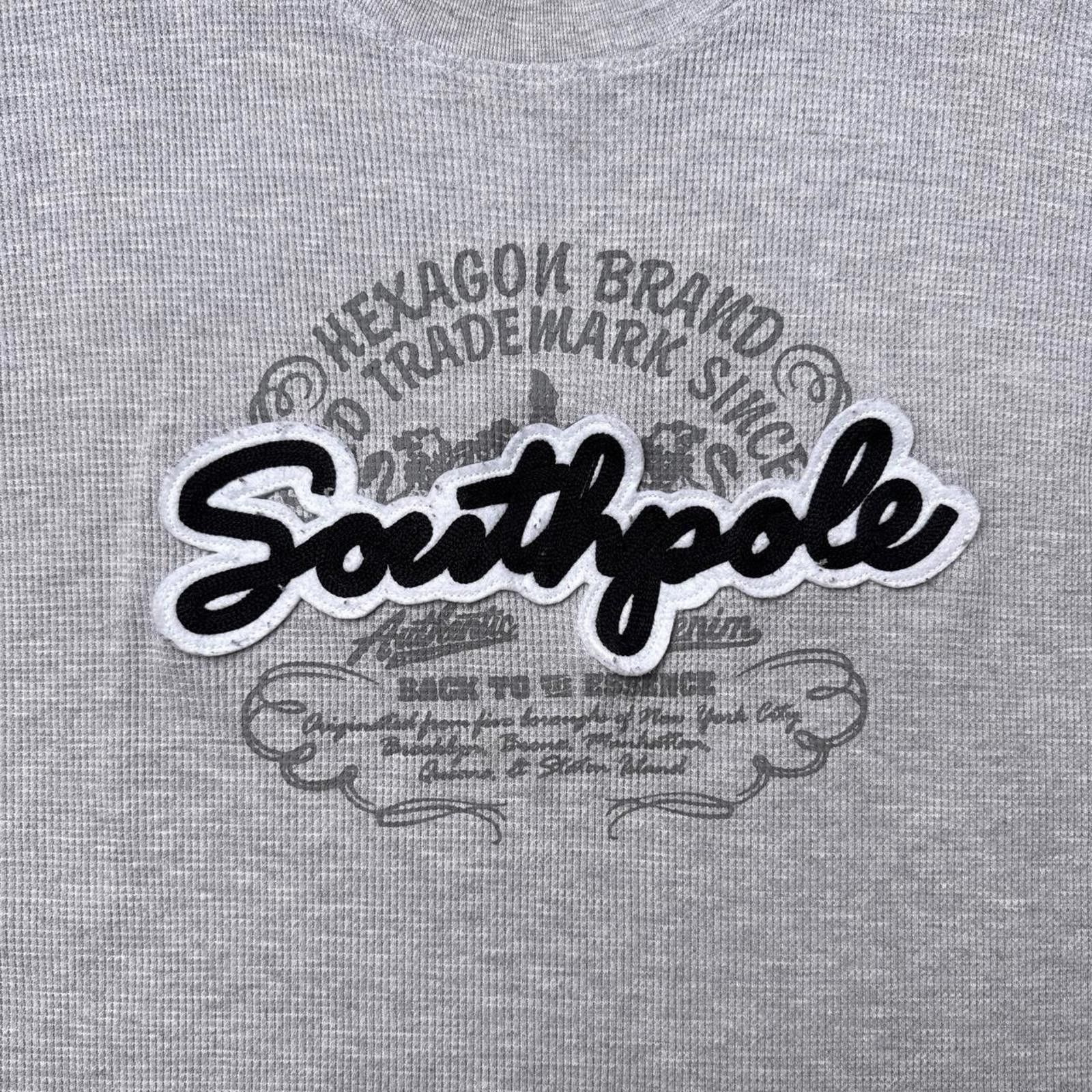 Southpole Y2K Southpole 00s Gray Long sleeve shirt Size US XL / EU 56 / 4 - 4 Thumbnail