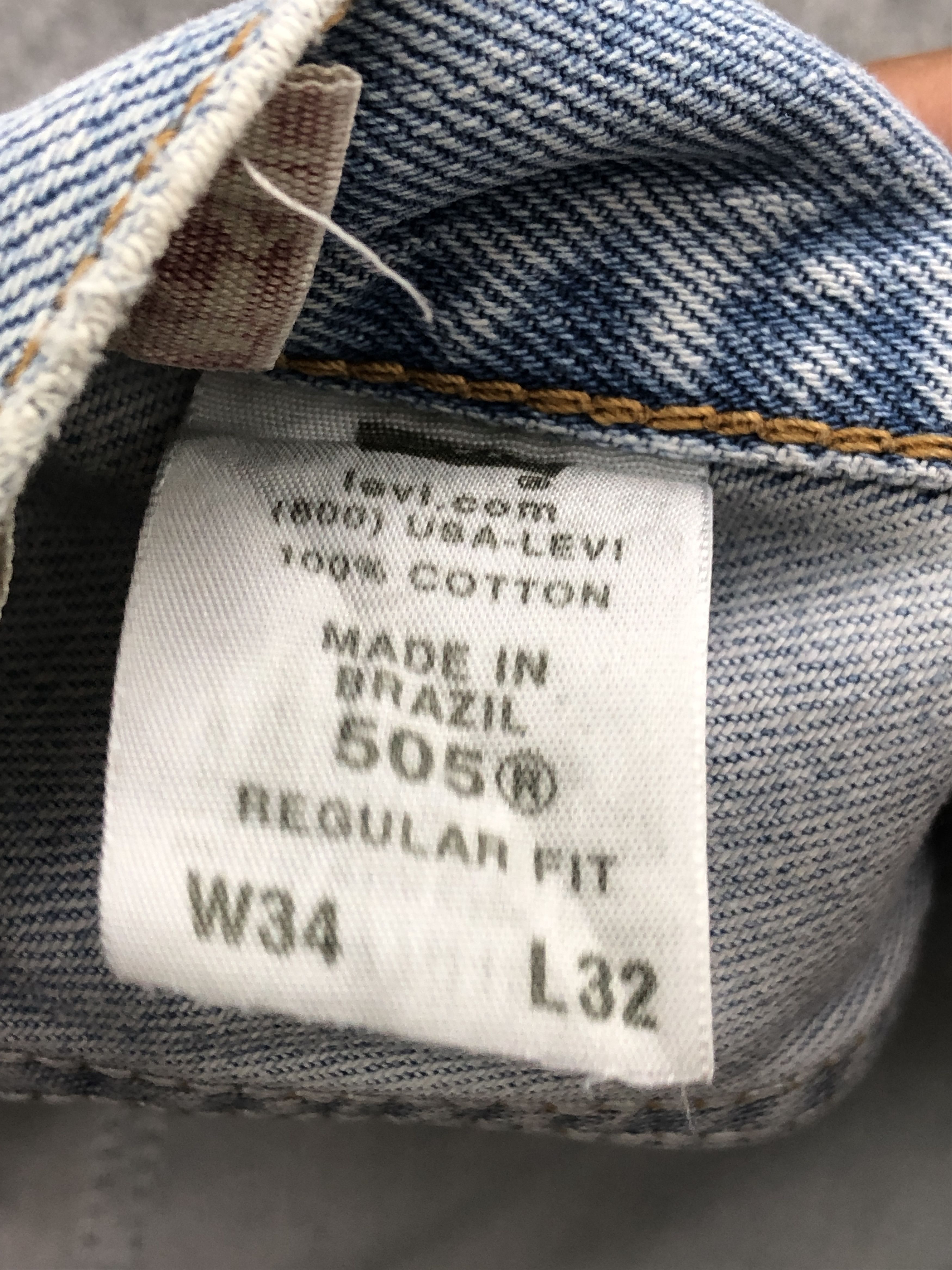 Levi's × Vintage Light Washed Vintage Levi's 505 Jeans DP2308 Size US 33 - 7 Thumbnail