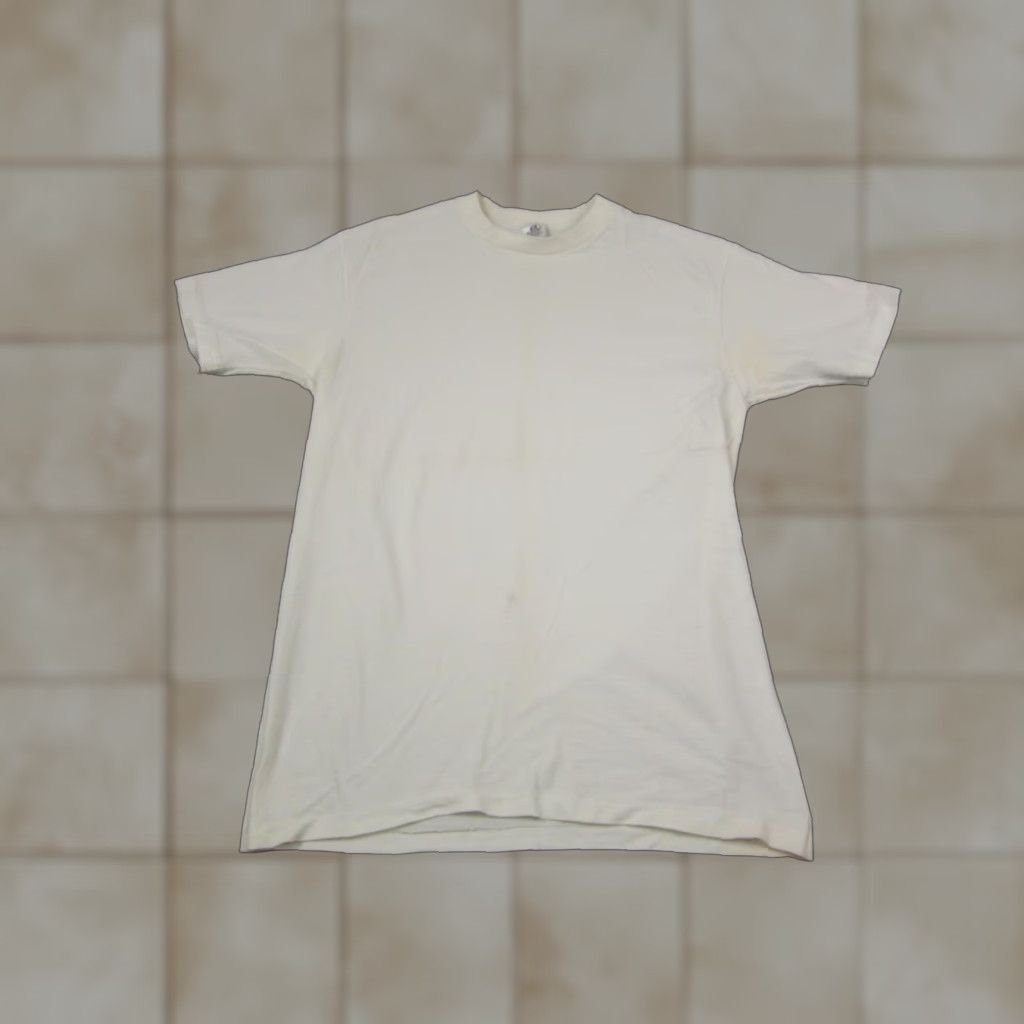 Stafford Vintage Stafford Shirt Mens L White 90s Cotton Knit Short Sleeve Crew Neck T-Shirt All Seasons Modern Casual Shirts Mens Size US L / EU 52-54 / 3 - 1 Thumbnail