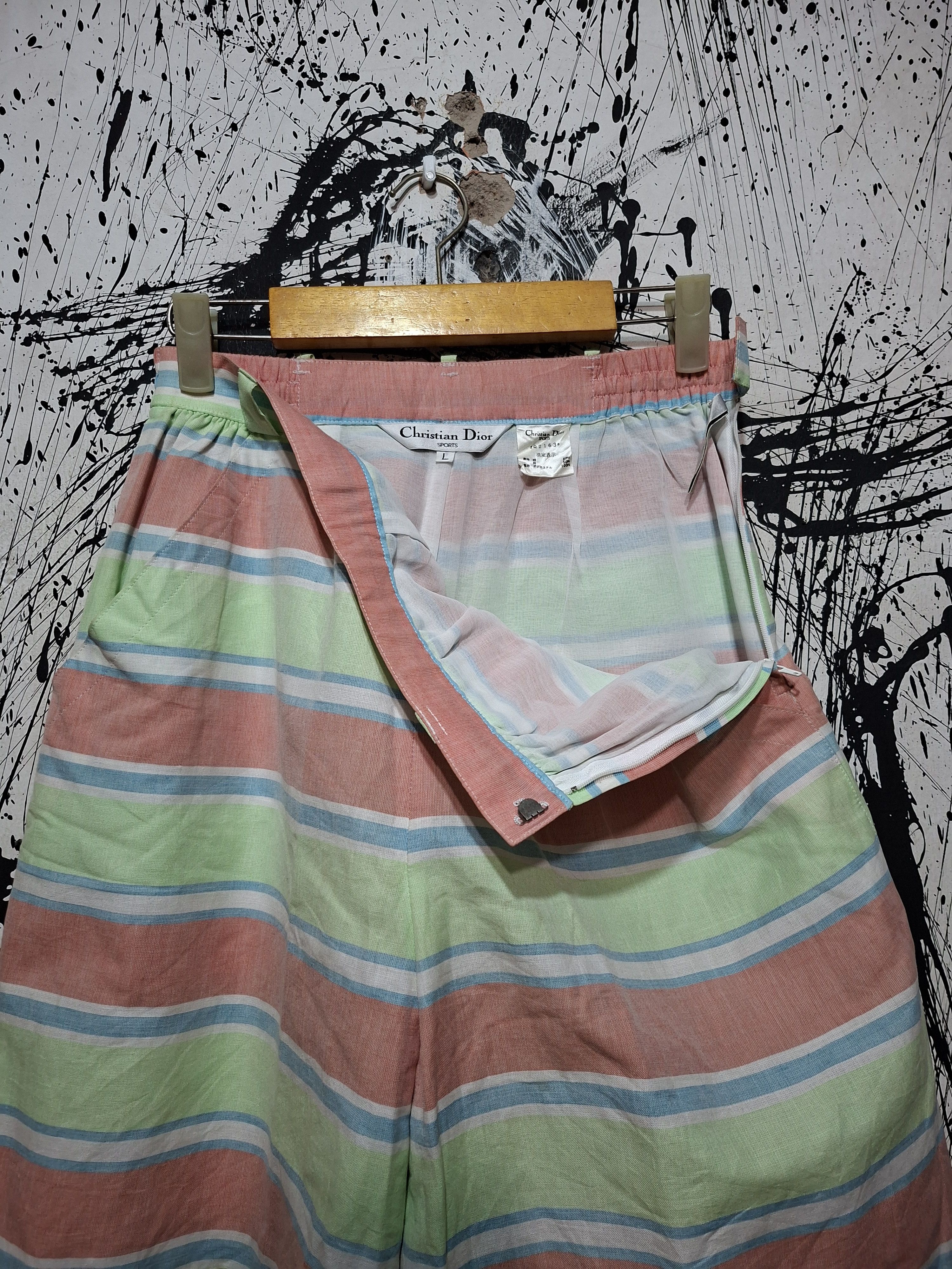 Christian Dior Monsieur CHRISTIAN DIOR SPORTS STRIPE CASUAL SHORT PANTS Size 30" / US 8 / IT 44 - 5 Thumbnail