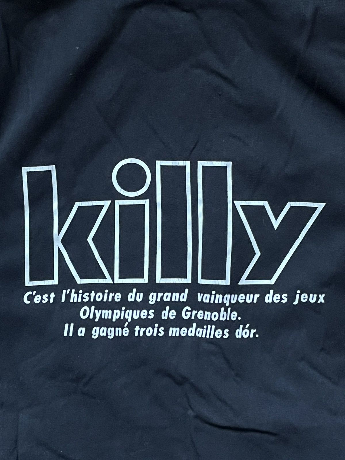 Killy by ASICS 80s-90s Navy Bully Bomber