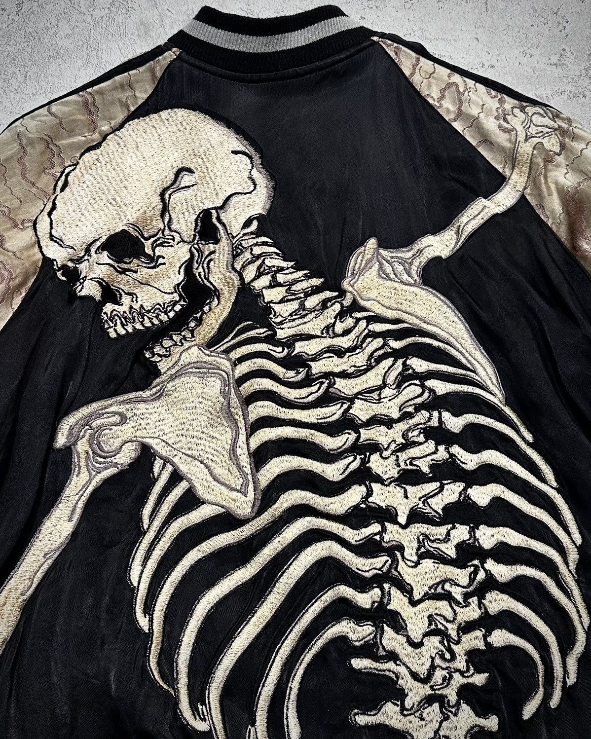 Japanese Brand × Toyo Enterprises Japanese Clasic Script Giant Skeleton Reversible Jacket Size US M / EU 48-50 / 2 - 6 Thumbnail