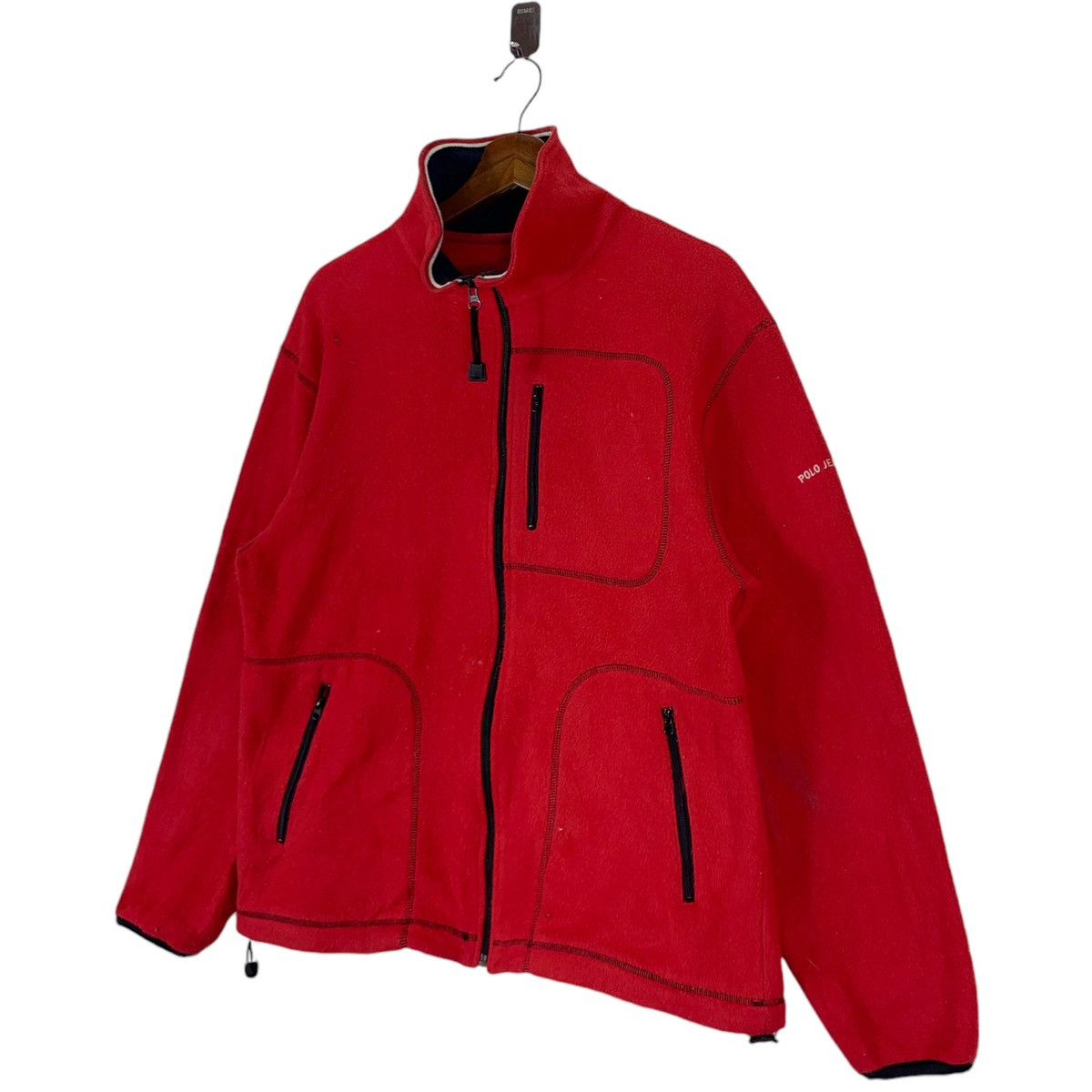 Polo Ralph Lauren × Vintage Vintage Polo Jeans Ralph Lauren Fleece Sweater Size US M / EU 48-50 / 2 - 2 Thumbnail