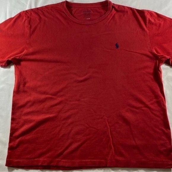 Polo Ralph Lauren Polo by Ralph Lauren Men's Classic Red Tee Plus Size Size US XXL / EU 58 / 5 - 3 Thumbnail