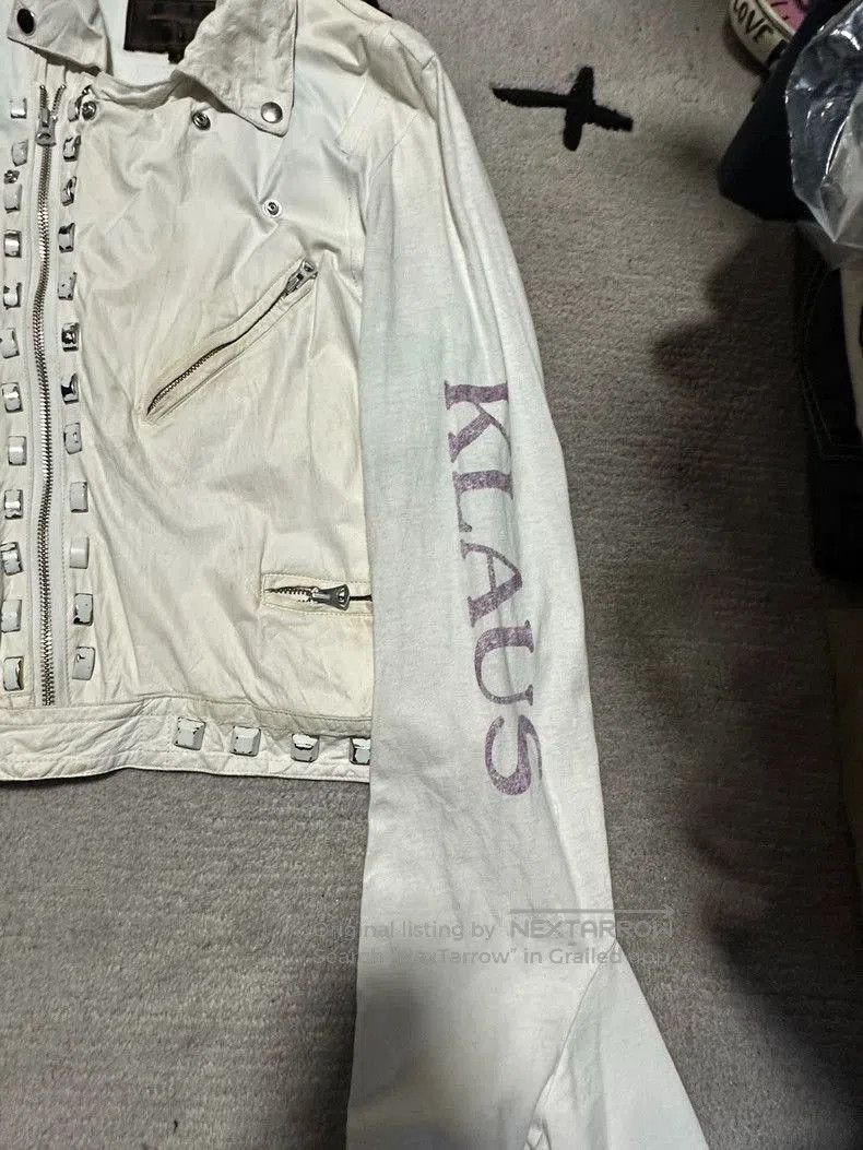 Undercover Rare Undercover White Leather Jacket XL. Size US XL / EU 56 / 4 - 4 Thumbnail