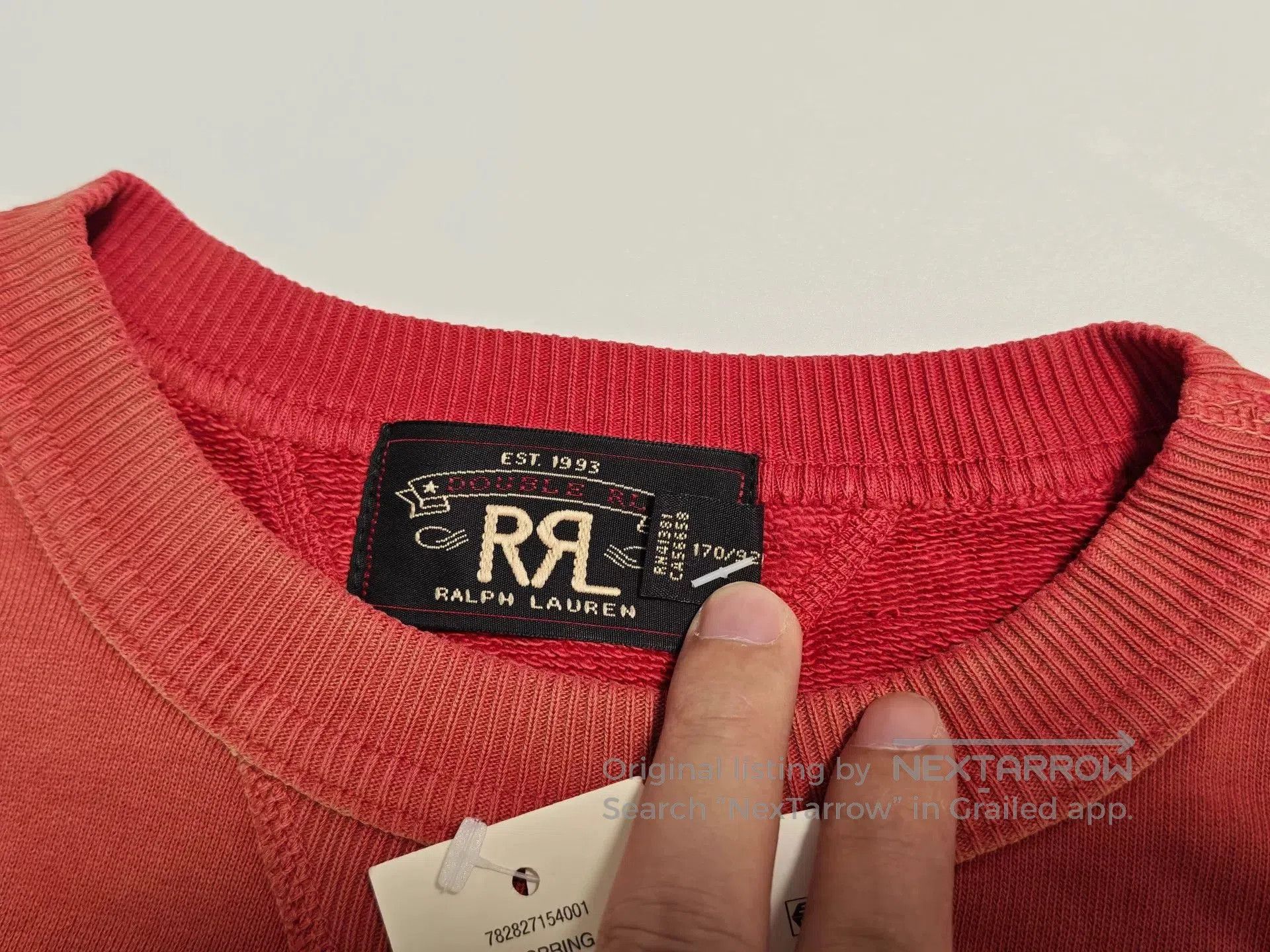 RRL Ralph Lauren ralph lauren rrl vintage red sweatshirt. Size US S / EU 44-46 / 1 - 4 Thumbnail