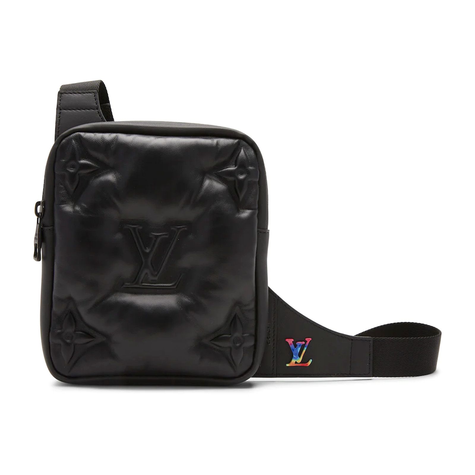 Louis Vuitton Louis Vuitton Bag Monogram Puffer Black Leather Bumbag 2054 Size ONE SIZE - 5 Thumbnail