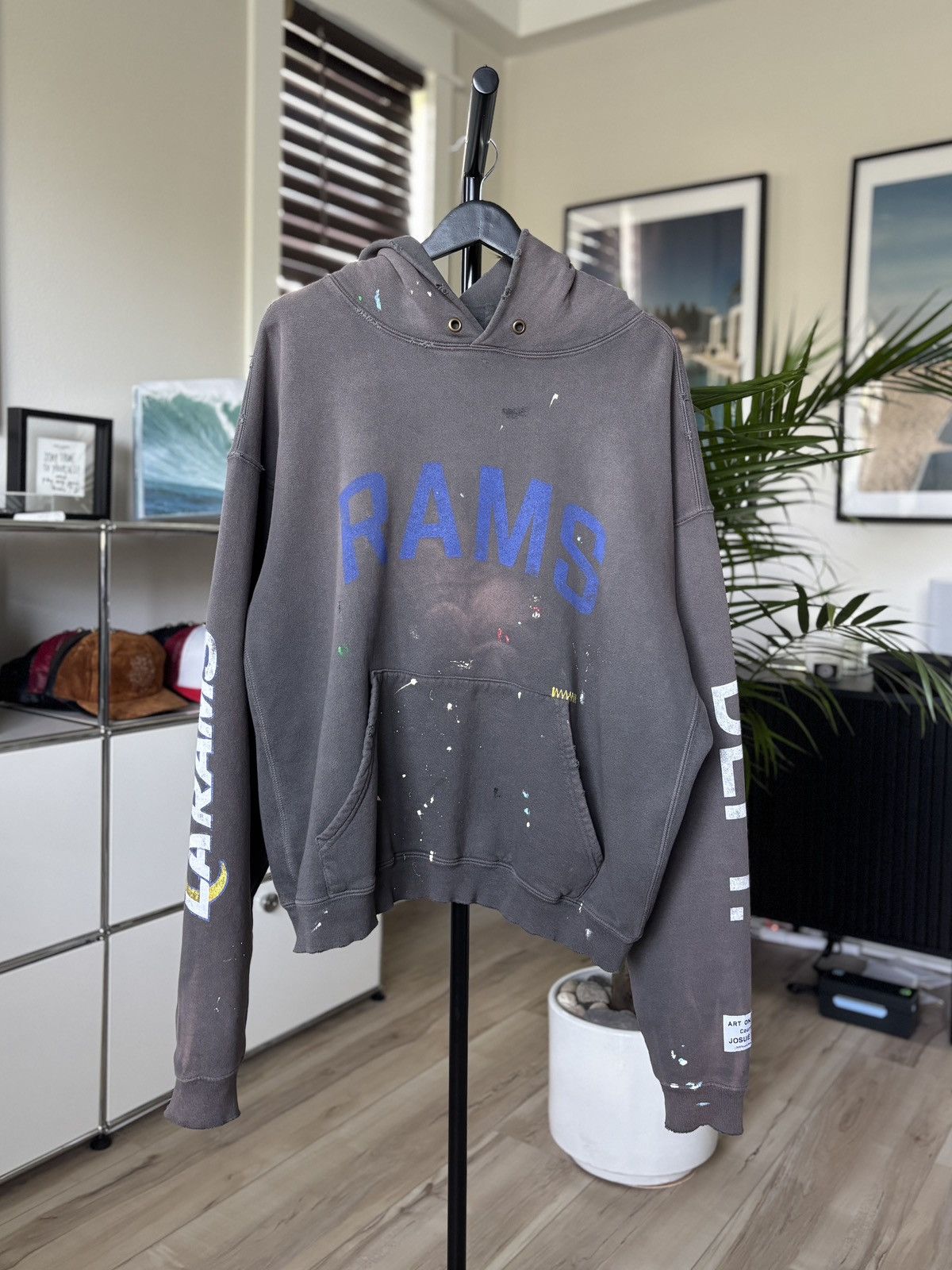 Gallery Dept. 🏈 LA RAMS DISTRESSED PAINTER HOODIE Size US M / EU 48-50 / 2 - 3 Thumbnail