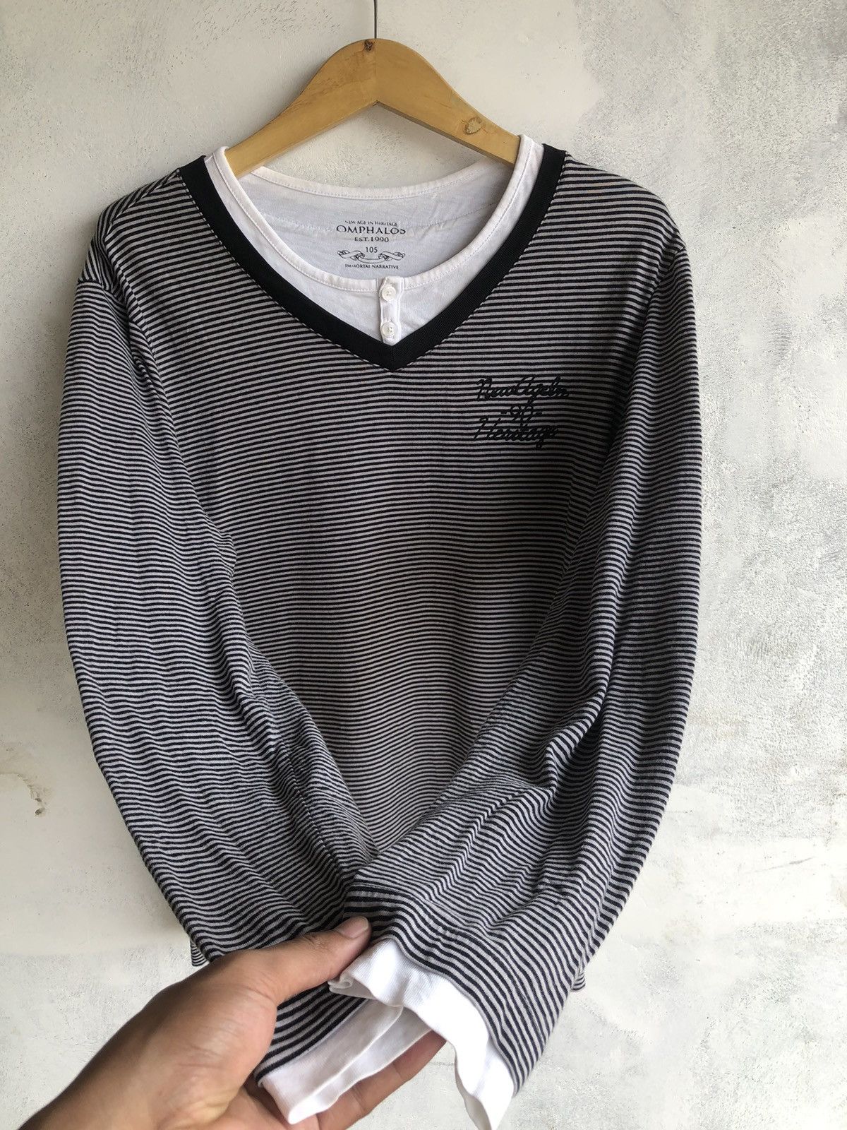 If Six Was Nine Japanese Poem Double Layer Omphalos Rock Punk Style Size US L / EU 52-54 / 3 - 2 Thumbnail