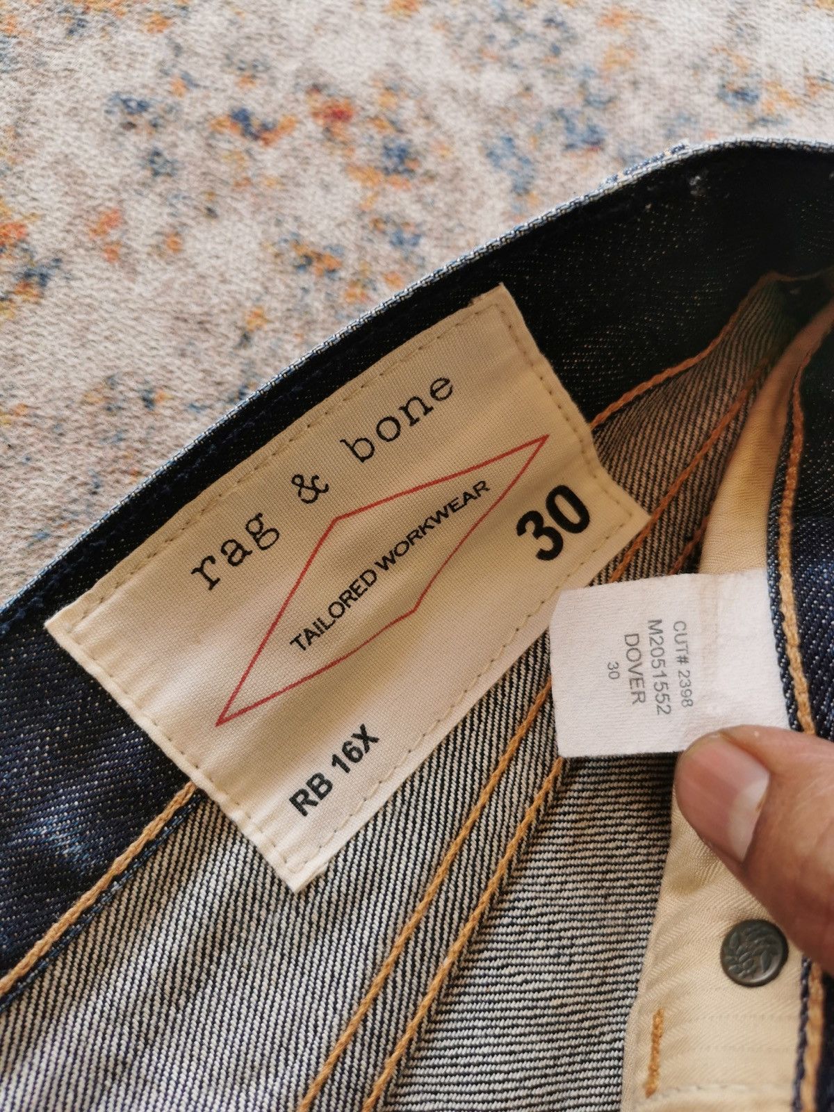 Rag & Bone Rag & Bone Jeans Tailored Workwear Slouchy Skinny Size US 30 / EU 46 - 5 Thumbnail