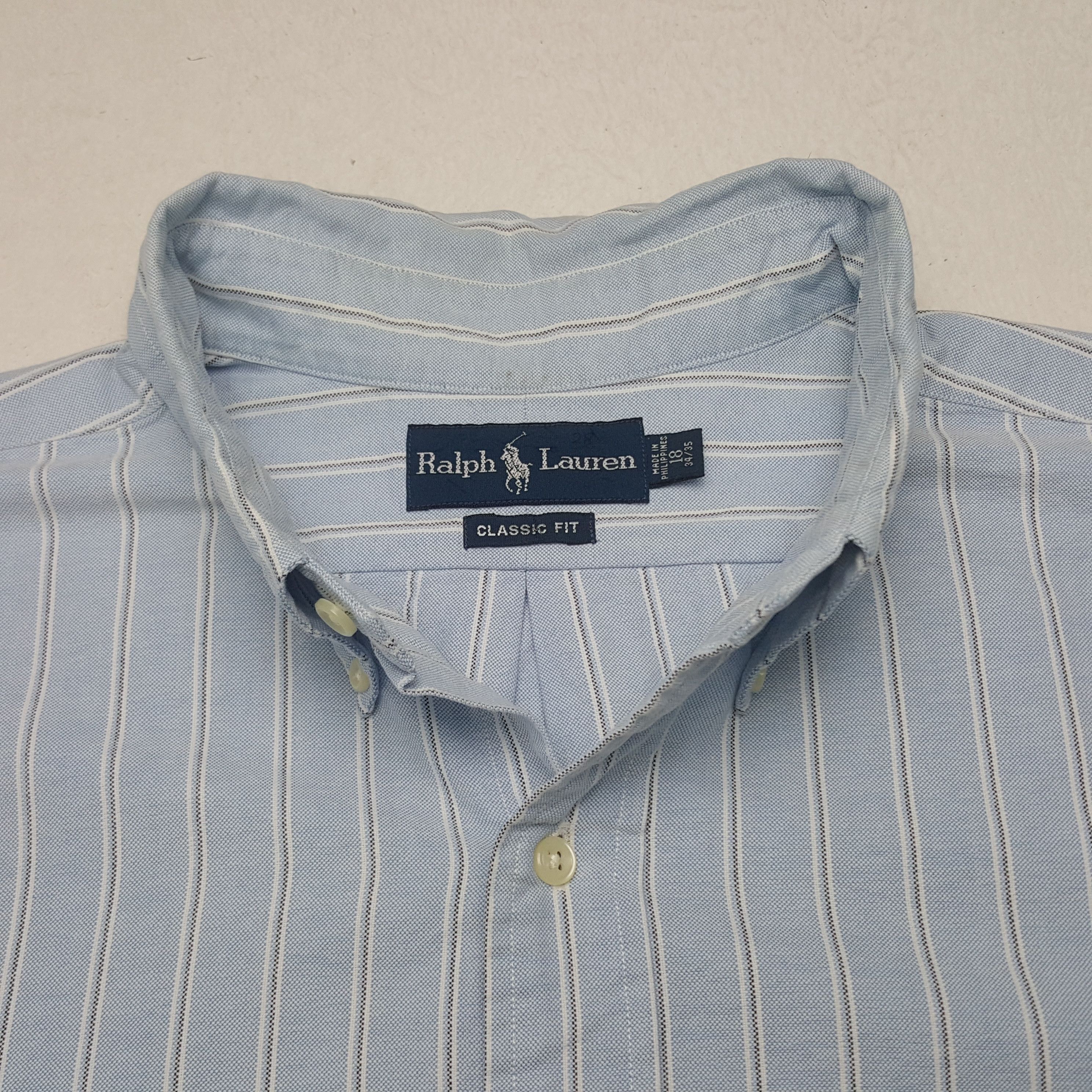 Ralph Lauren × Vintage Vintage Ralph Lauren American Luxury Shirt Button Up Size US XXL / EU 58 / 5 - 4 Thumbnail